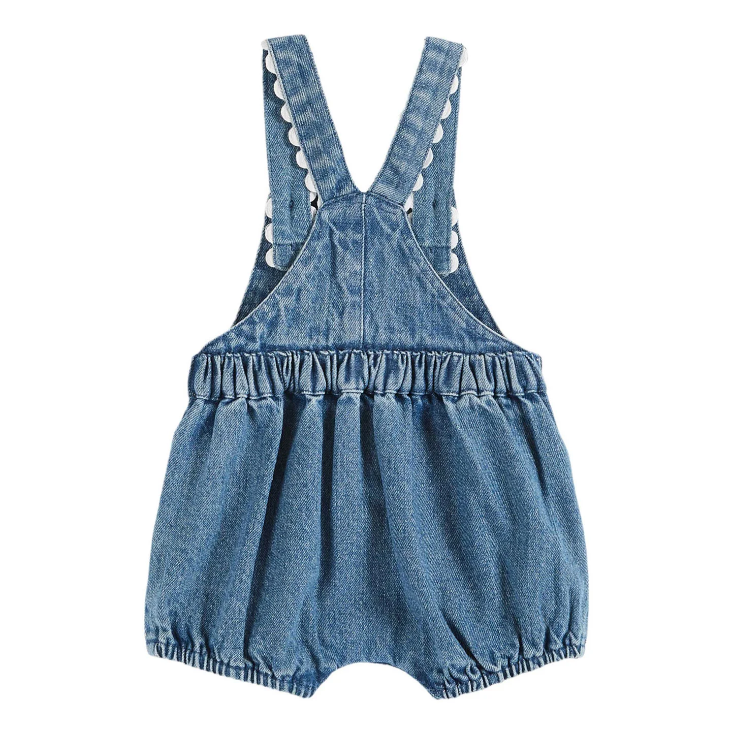 Emile et Ida Denim Short Overalls - Image 2