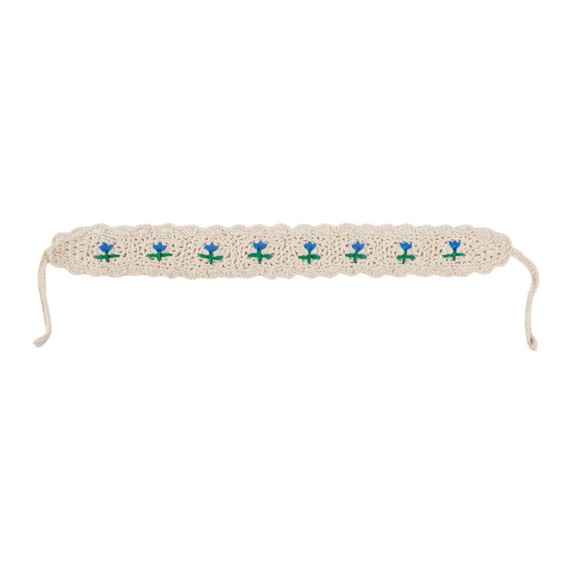 Emile et Ida Ecru Crochet Headband