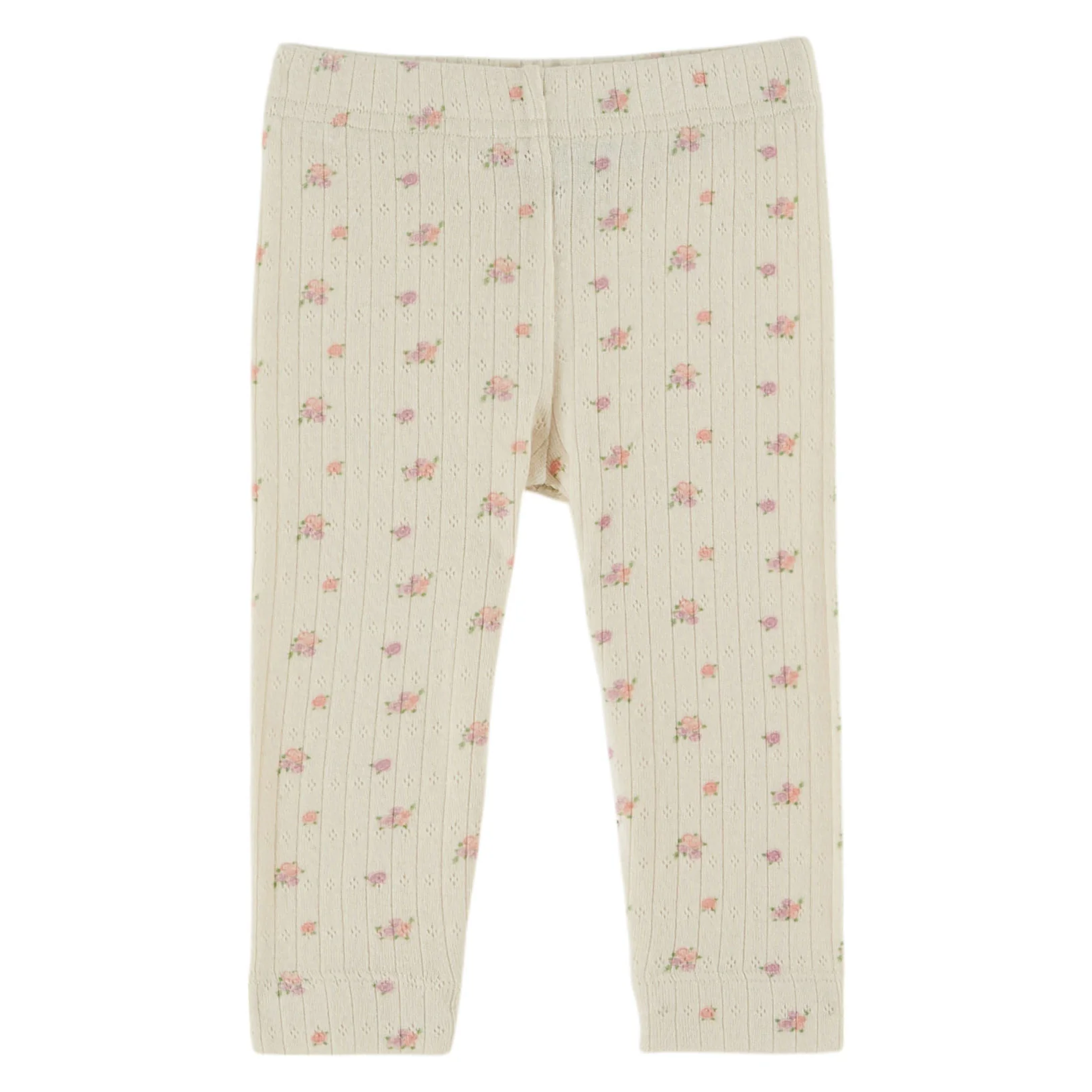 Emile et Ida Fantasia Pointelle Printed Baby Legging