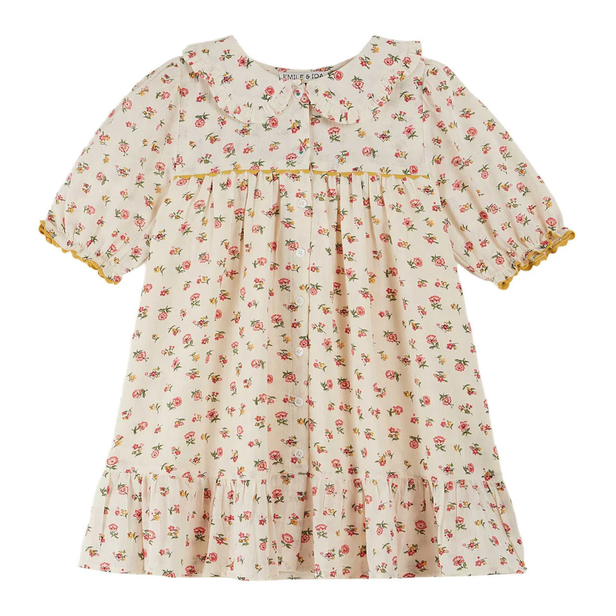 Emile et Ida Floral Print Dress