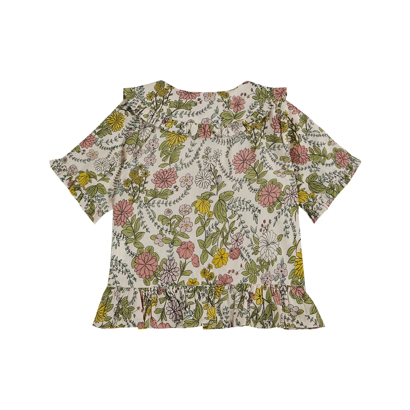 Emile et Ida Herbarium Collared Ruffle Blouse - Image 2