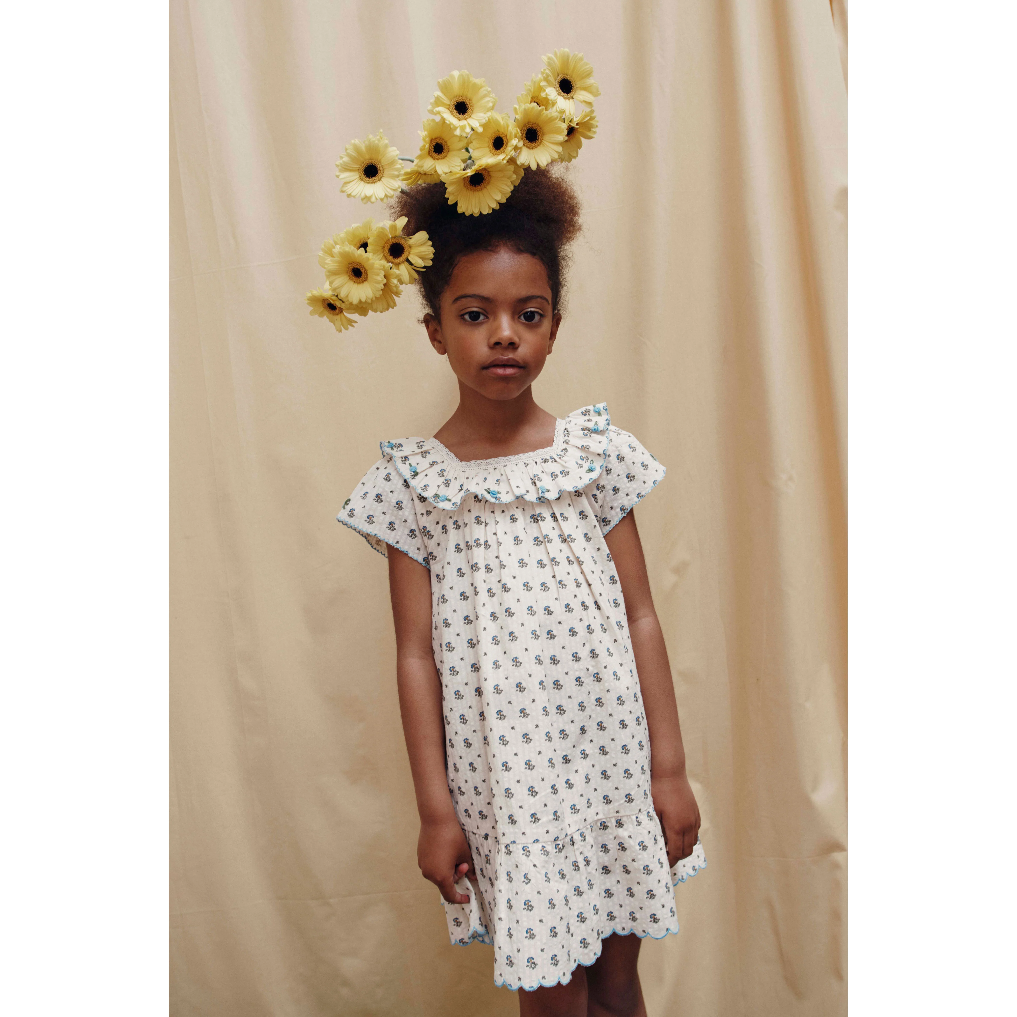 Emile et Ida Iris Print Dress - Image 2