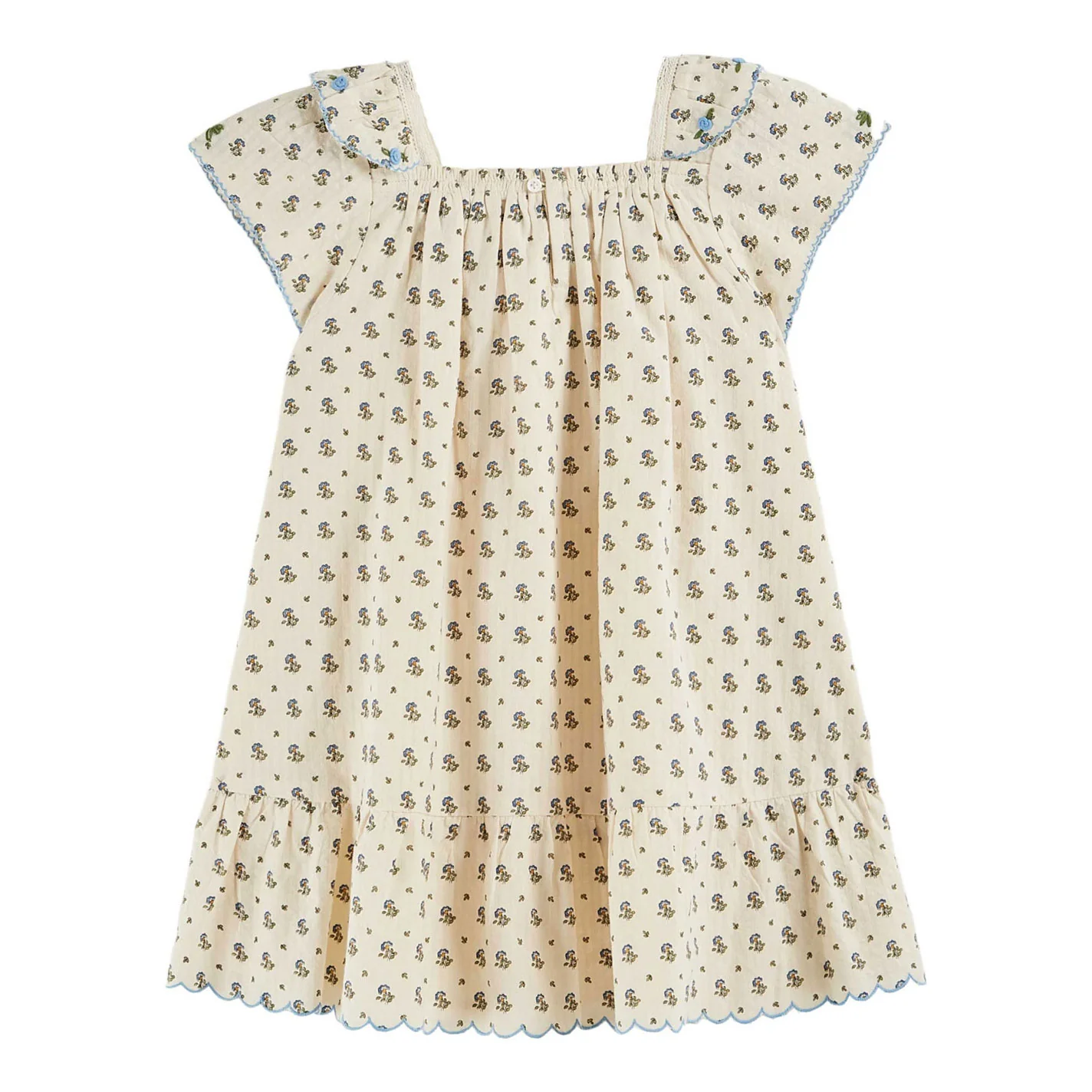 Emile et Ida Iris Print Dress - Image 3
