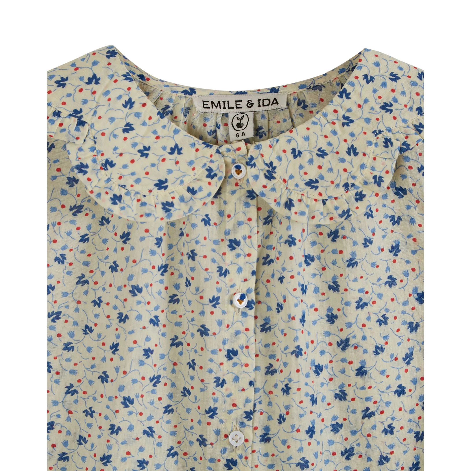 Emile et Ida Lily Flower Allover Blouse - Image 3