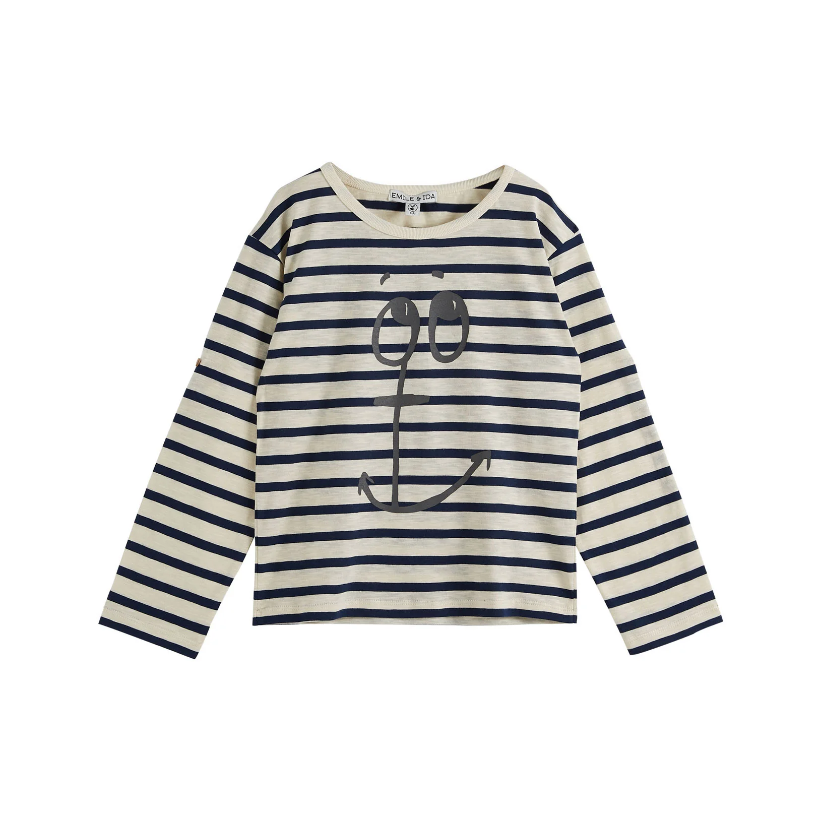 Emile et Ida Marinette Stripe Long Sleeve Tee