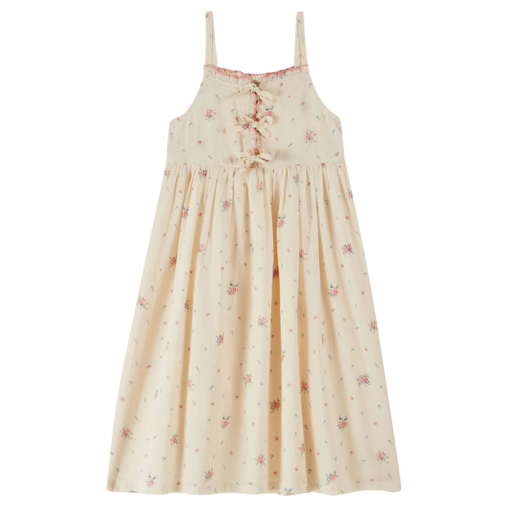Emile et Ida Paquerette Print Flower Long Dress