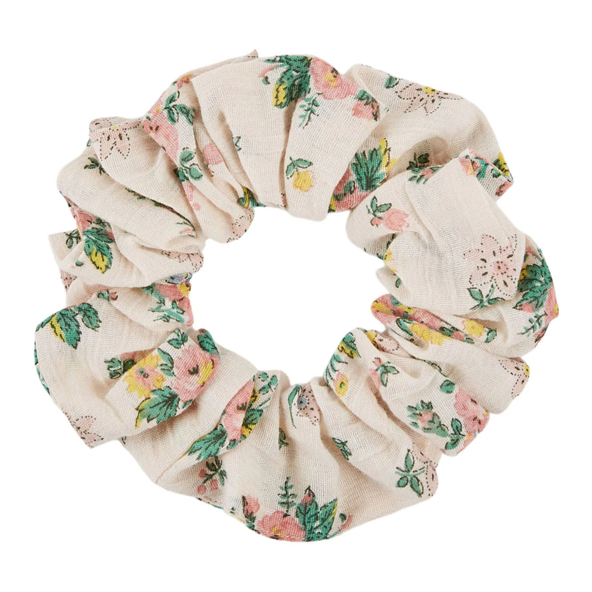 Emile et Ida Pink Spring Scrunchie