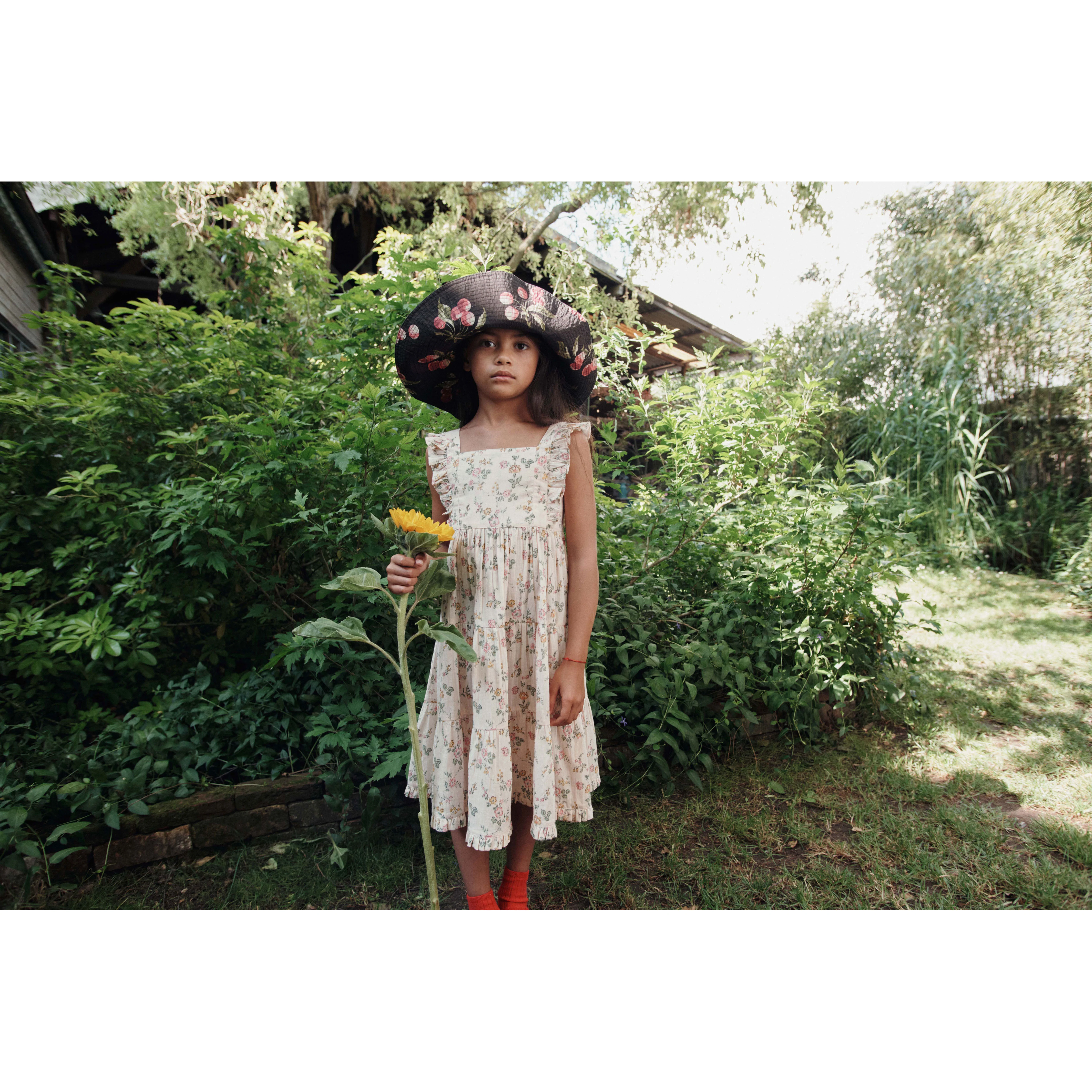 Emile et Ida Rose Long Printed Dress - Image 2