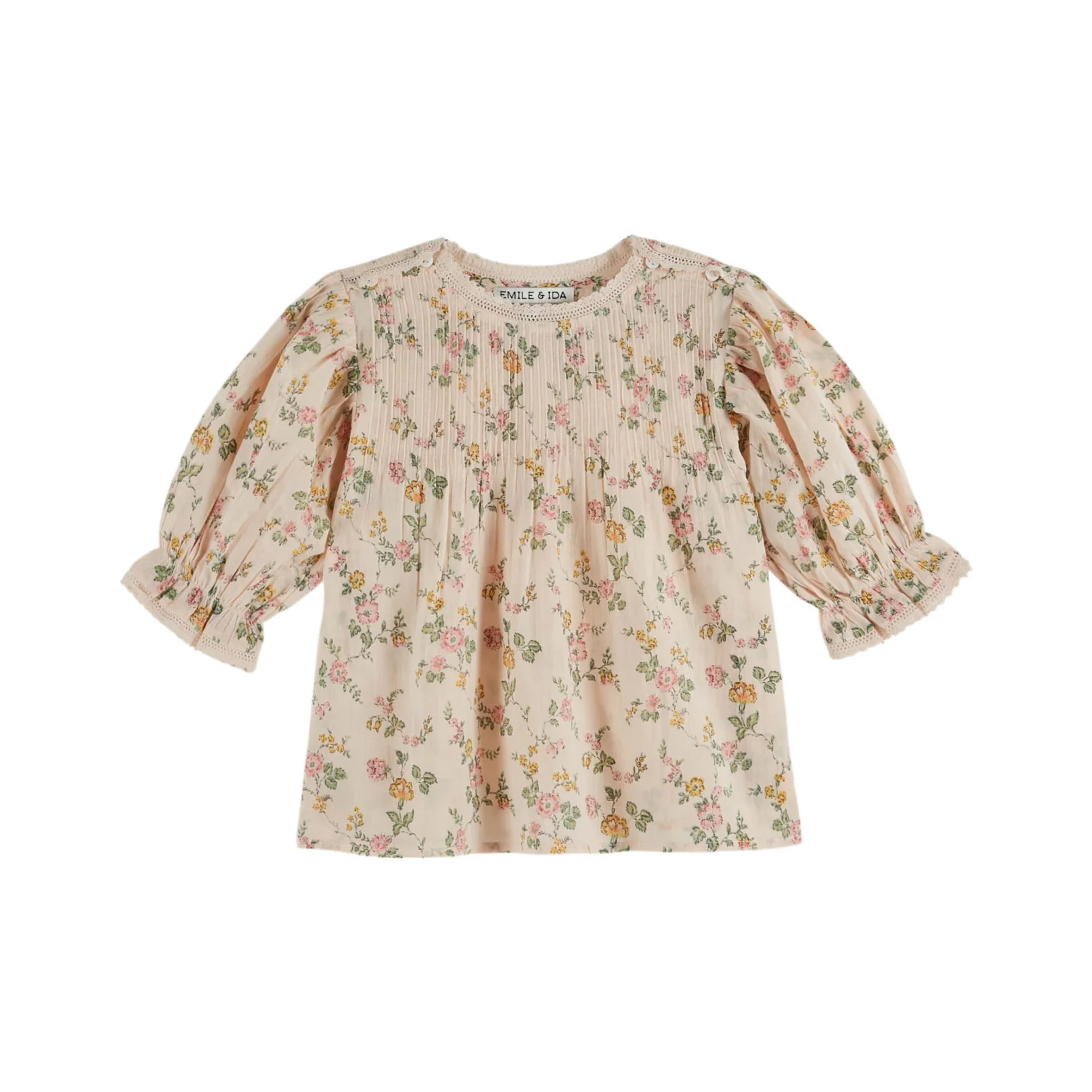 Emile et Ida Rosier Printed Blouse