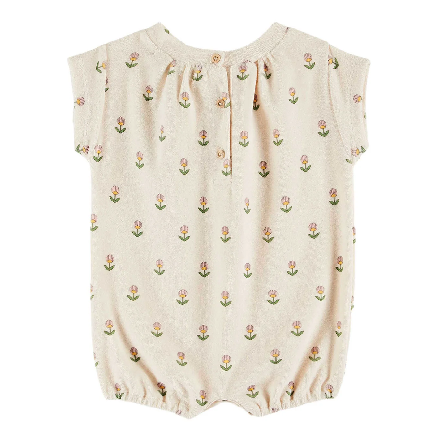Emile et Ida Soft Flower Printed Romper - Image 2