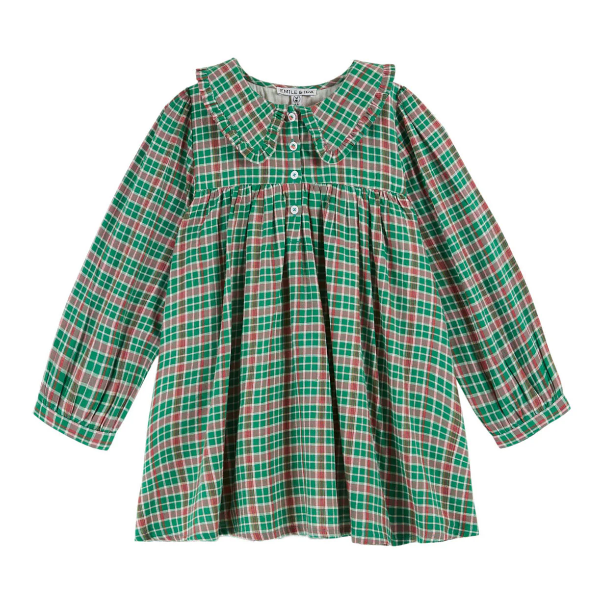 Emile et Ida Tartan Plaid Dress