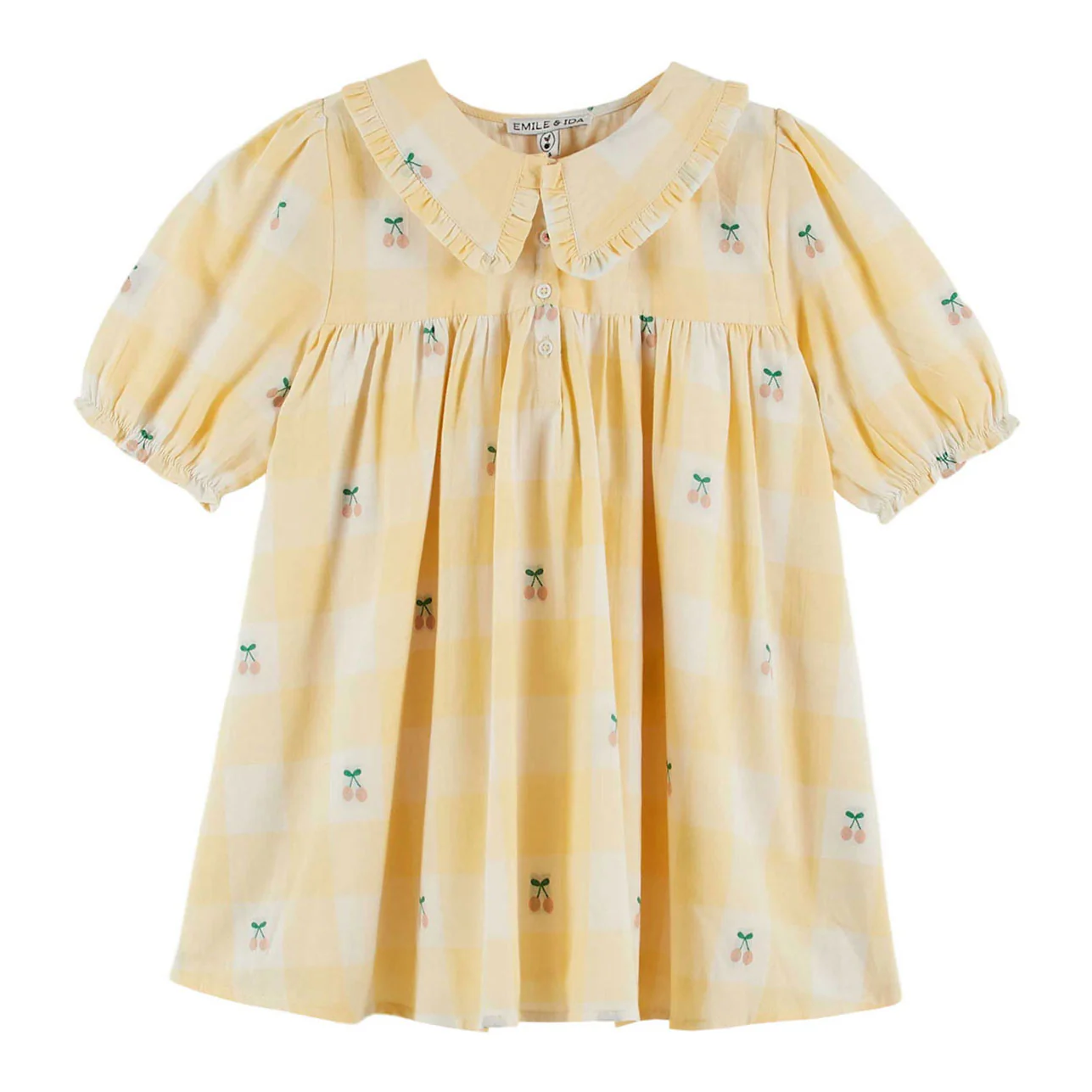 Emile et Ida Vichy Cherry Dress