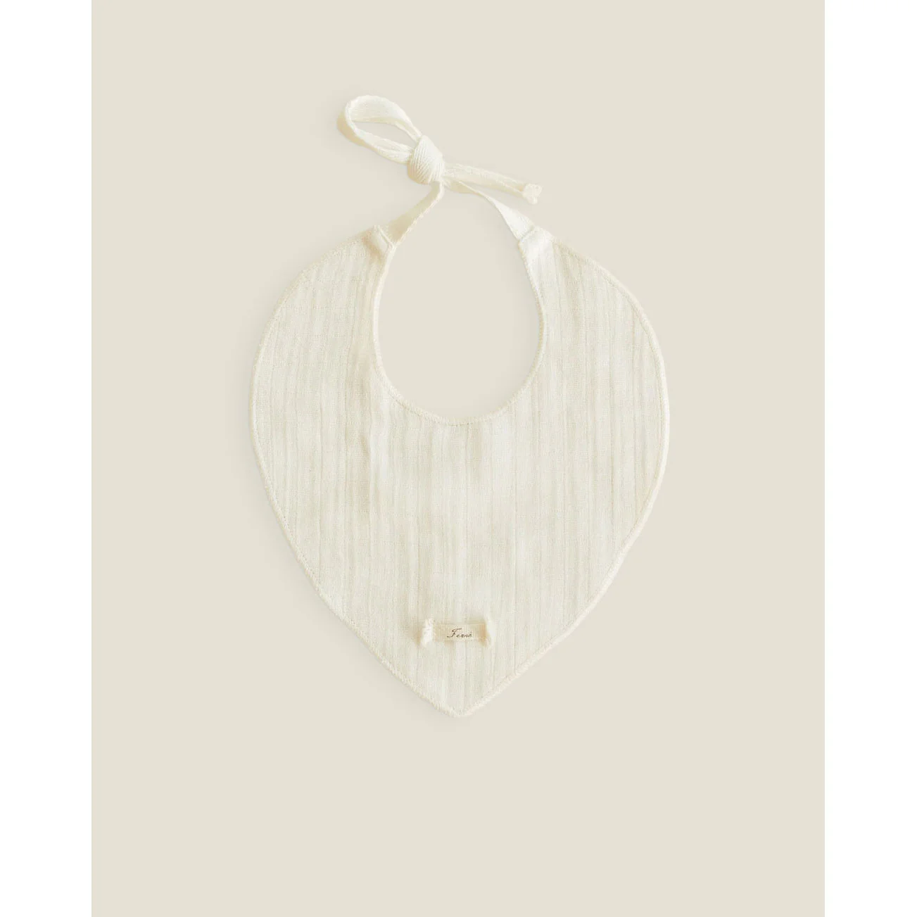 Ferne Ecru Drool Bib