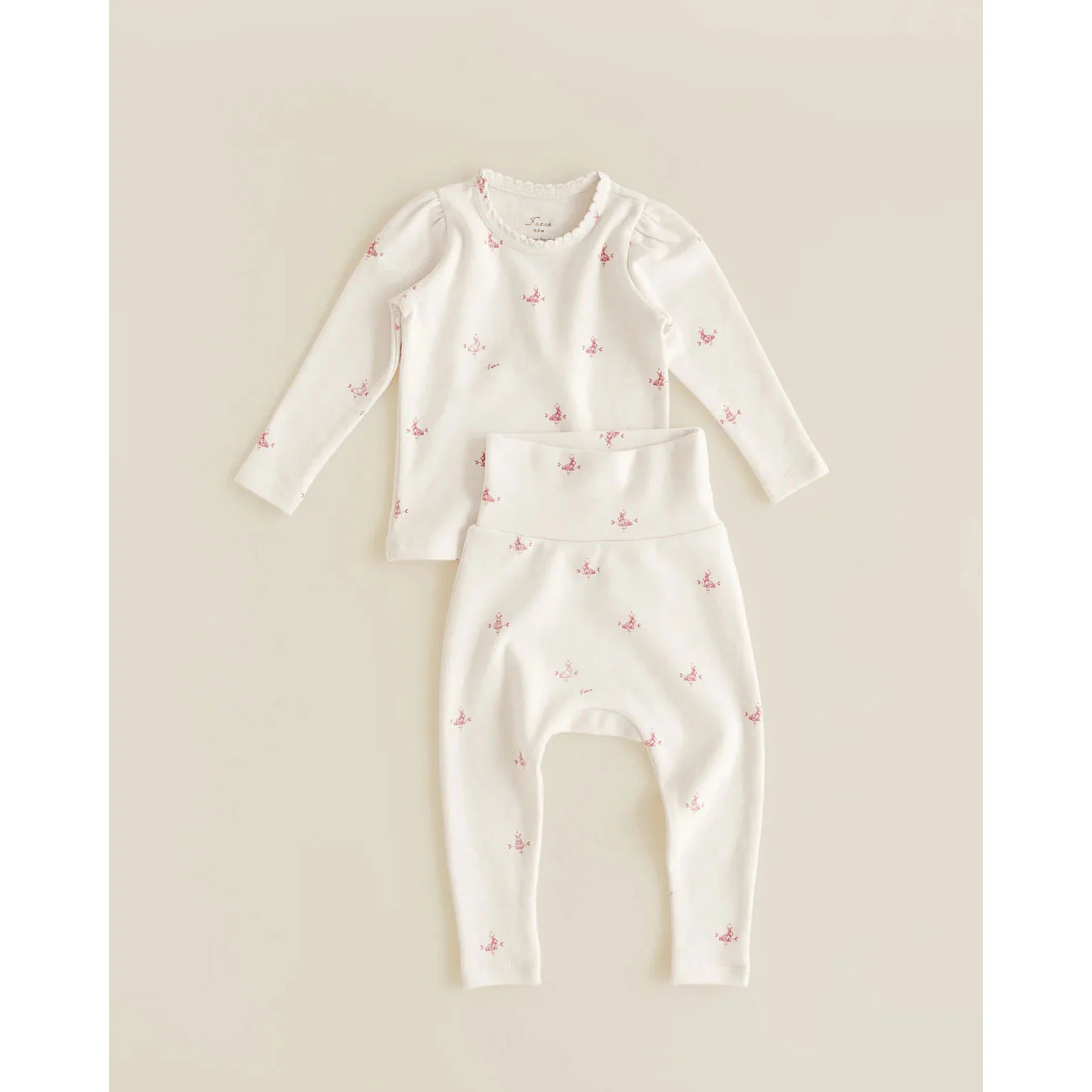 Ferne Folk Bunny Scalloped Set