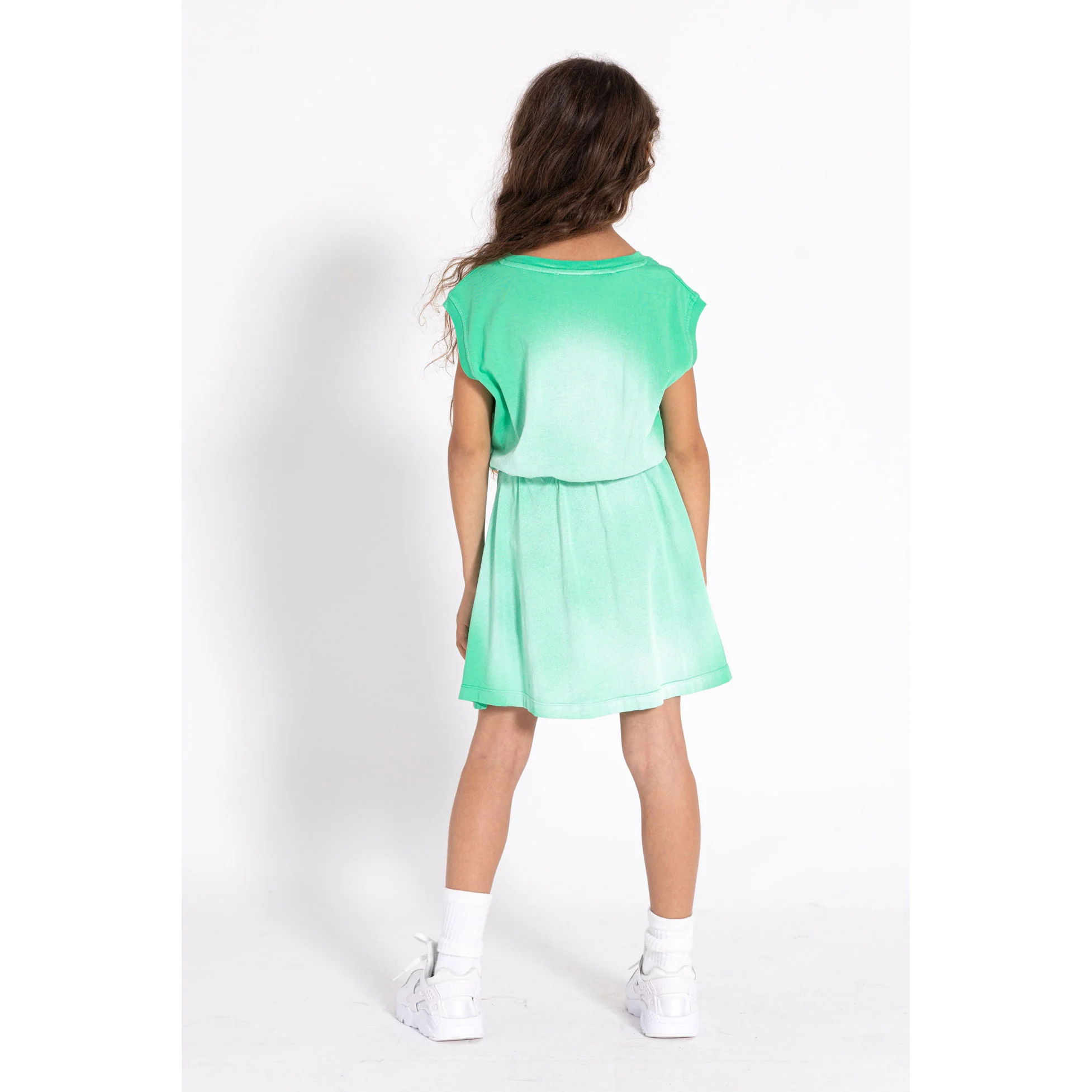 Finger In The Nose Dark Mint Gradient Robbie Dress - Image 4