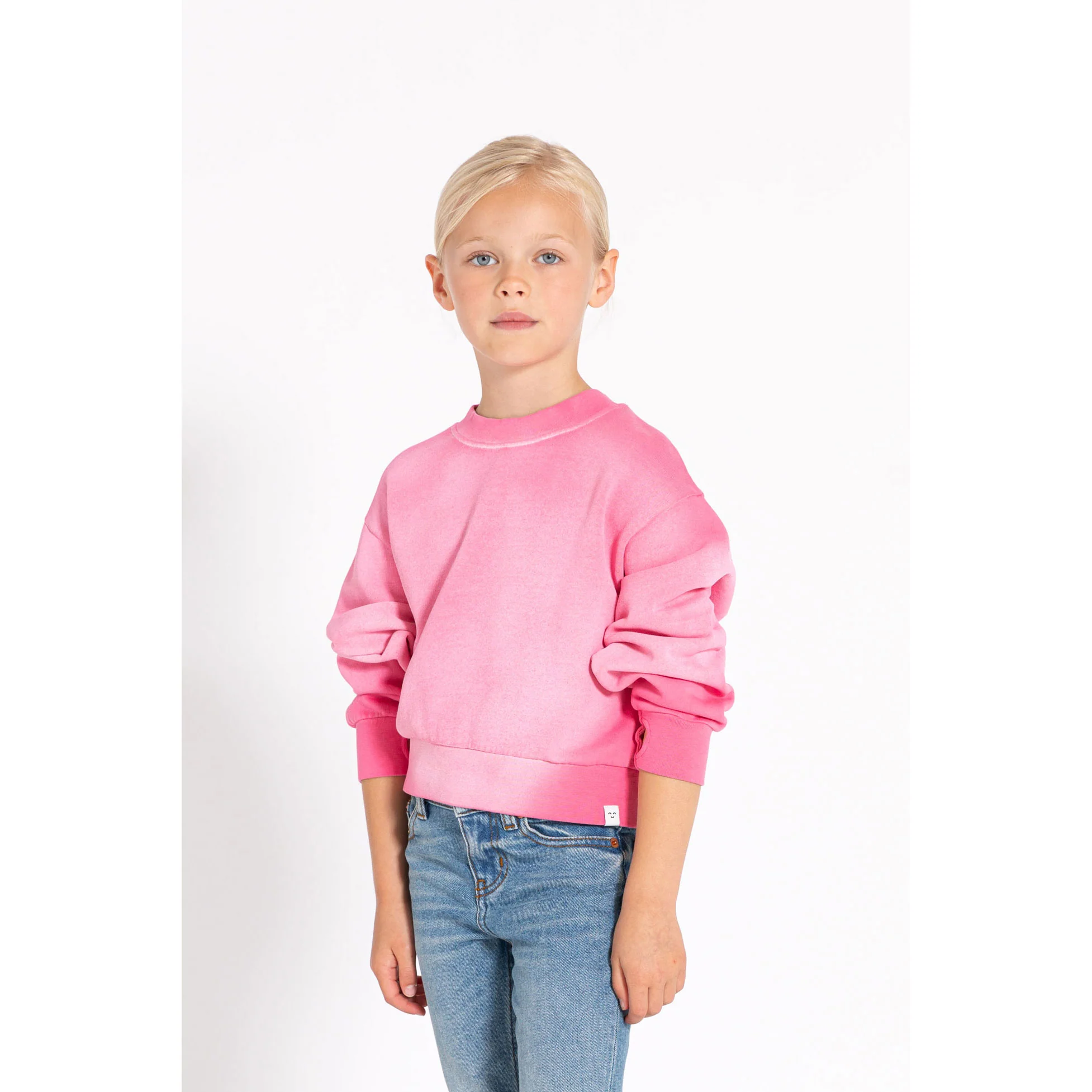 Finger In The Nose Hot Pink Gradient Alma Sweatshirt - Image 2