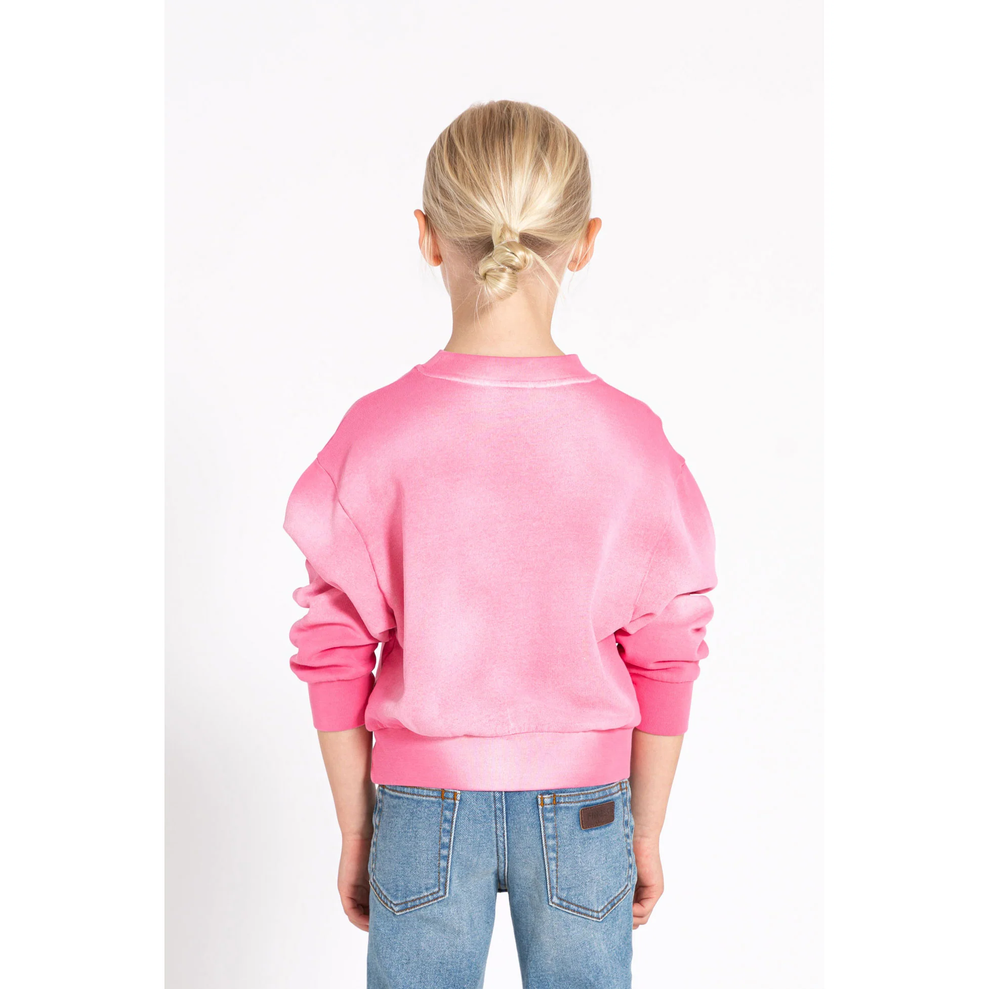 Finger In The Nose Hot Pink Gradient Alma Sweatshirt - Image 4