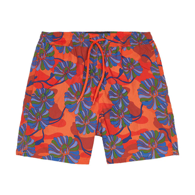 Finger In The Nose Red Earth Flower Surf Freeboy Bermuda