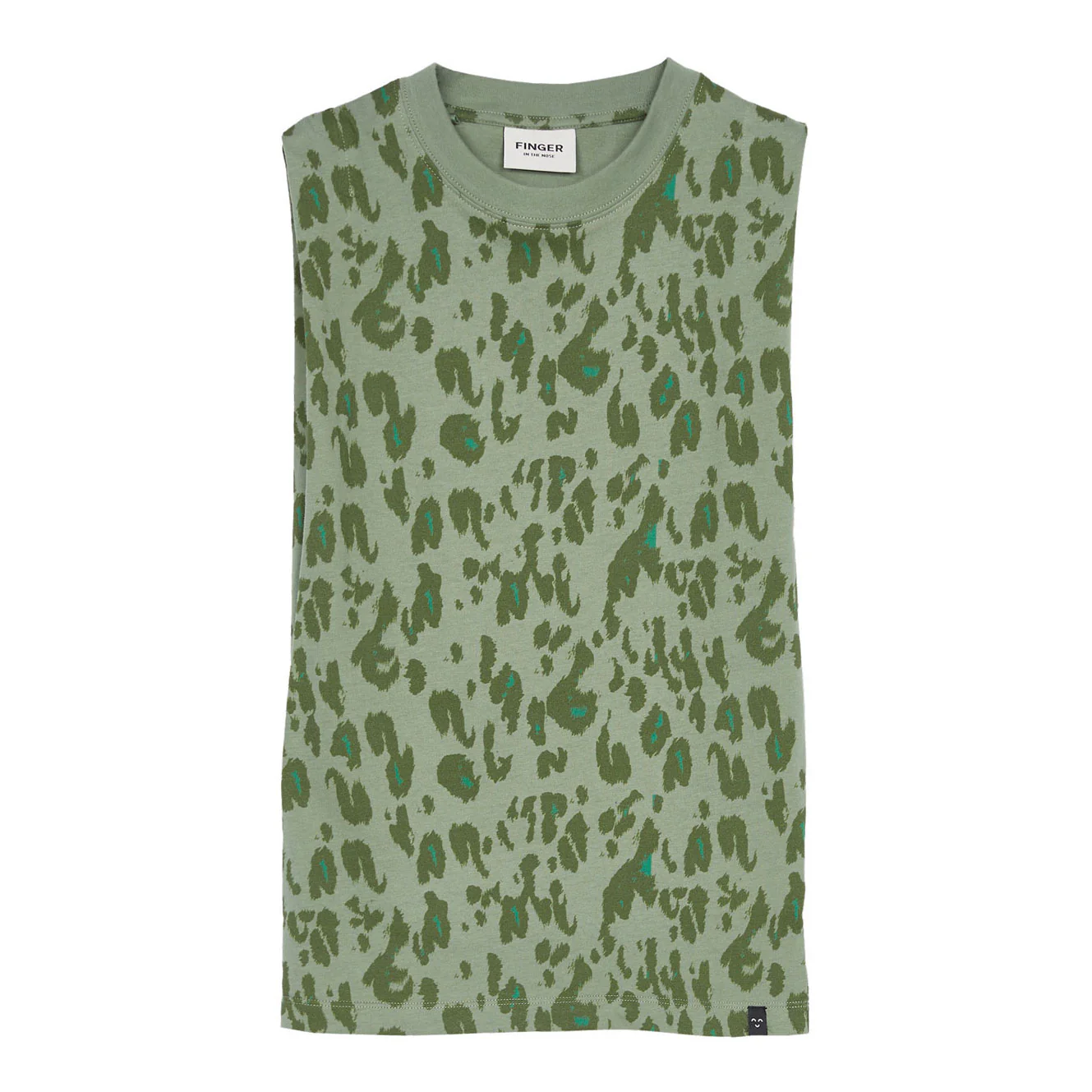 Finger In The Nose Stone Khaki Leopard Lucia Dress