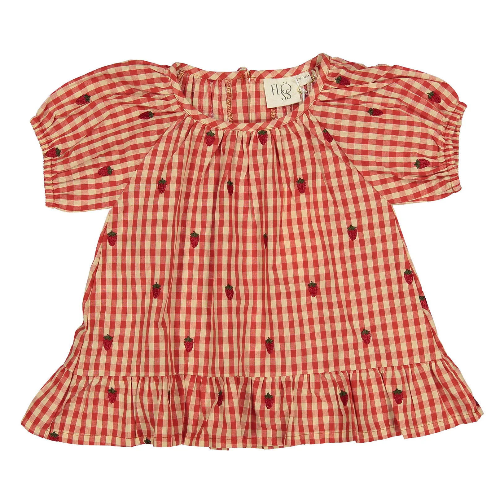 Floss Berry Gingham Molly Blouse