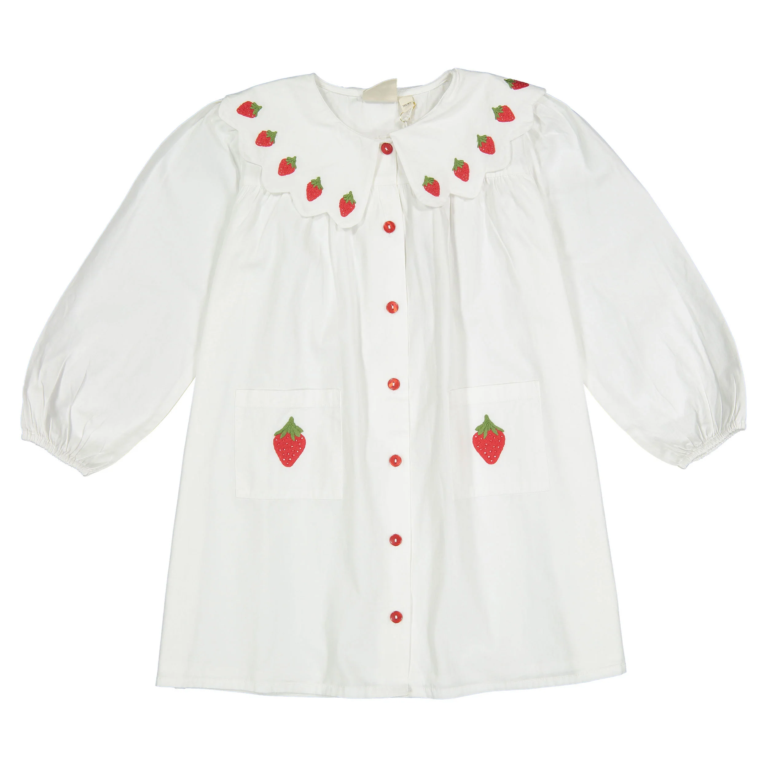 Floss Bright White Berry Everlyn Dress