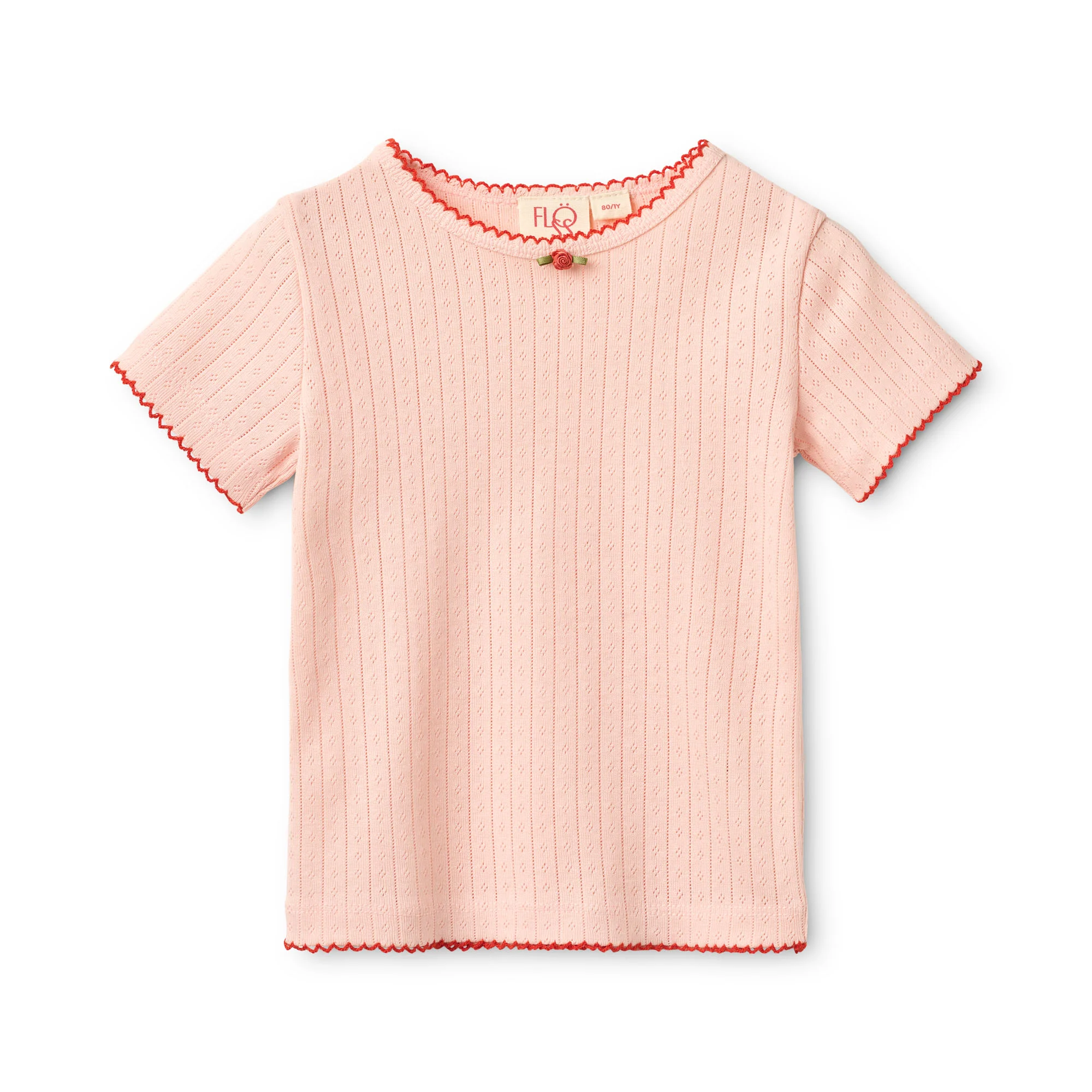Floss Soft Rose Liva Pointelle Tee
