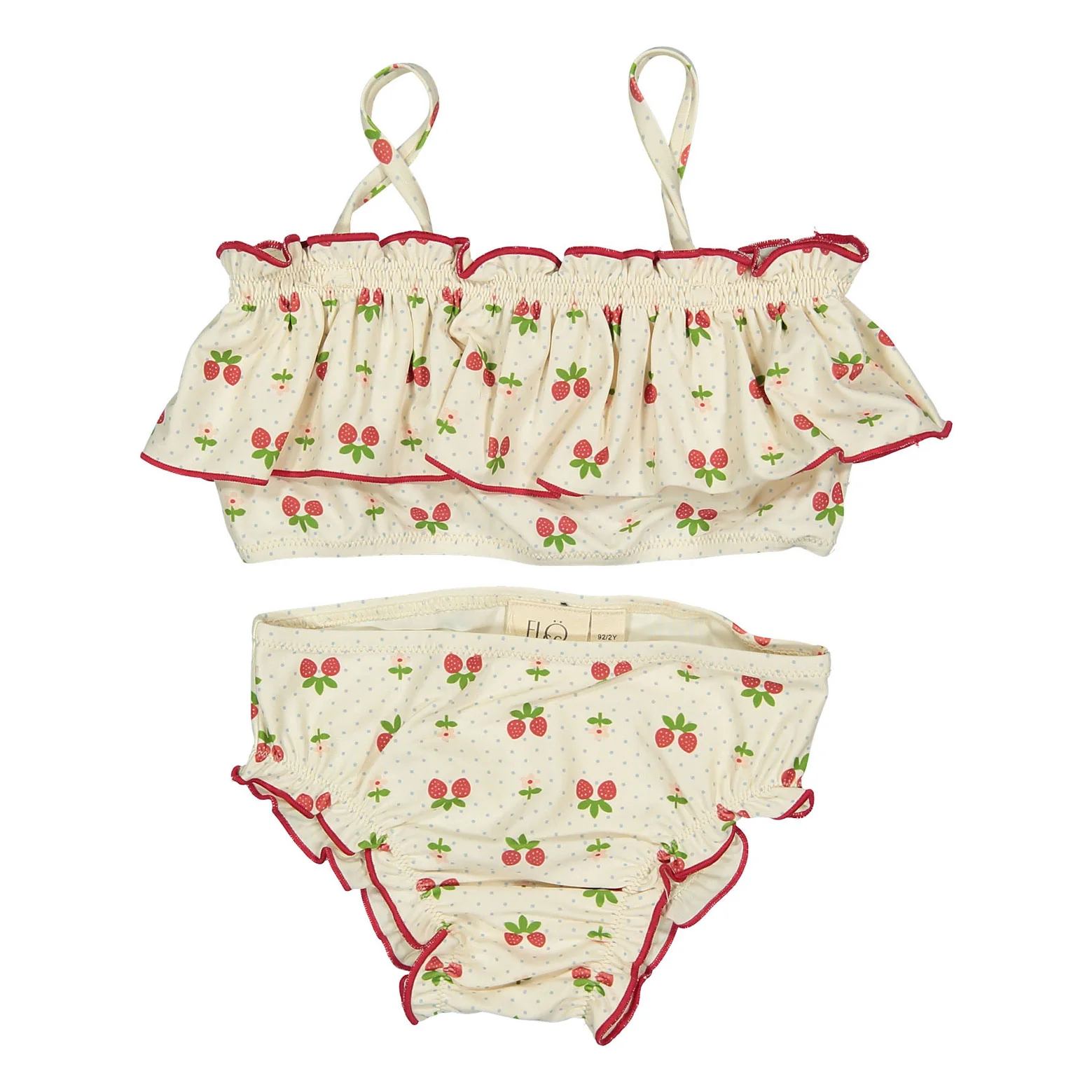 Floss Soft White Berry Sofia Bikini Set