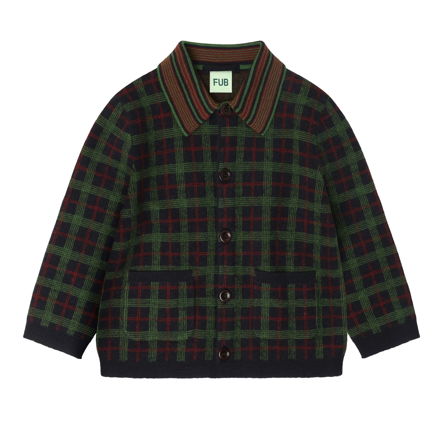 FUB Dark Navy Felted Jacket