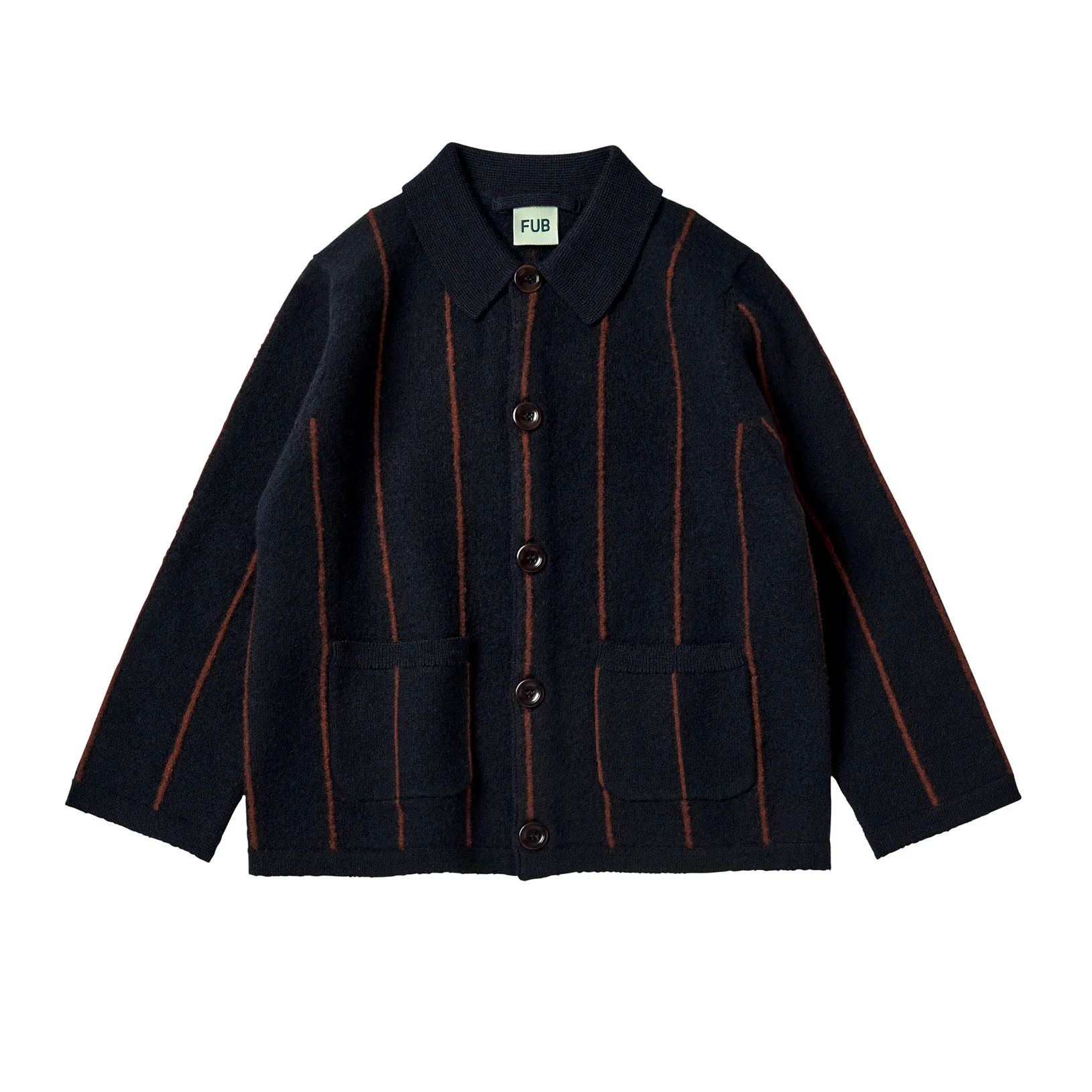 FUB Dark Navy Felted Jacket