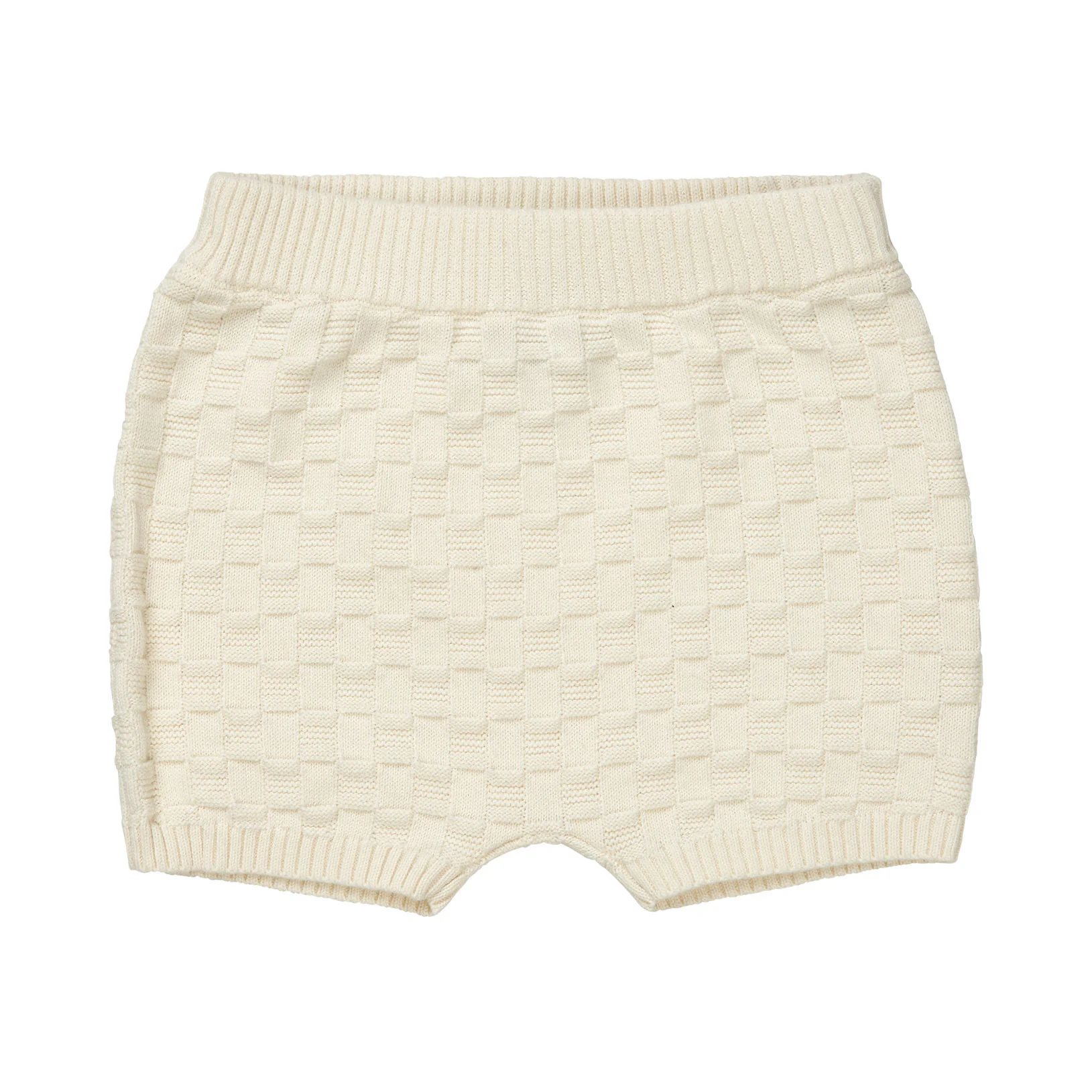 FUB Ecru Baby Checked Shorts