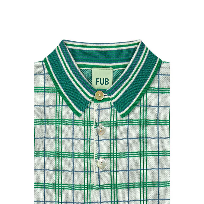 FUB Ecru/Basil Jacquard Shirt - Image 2