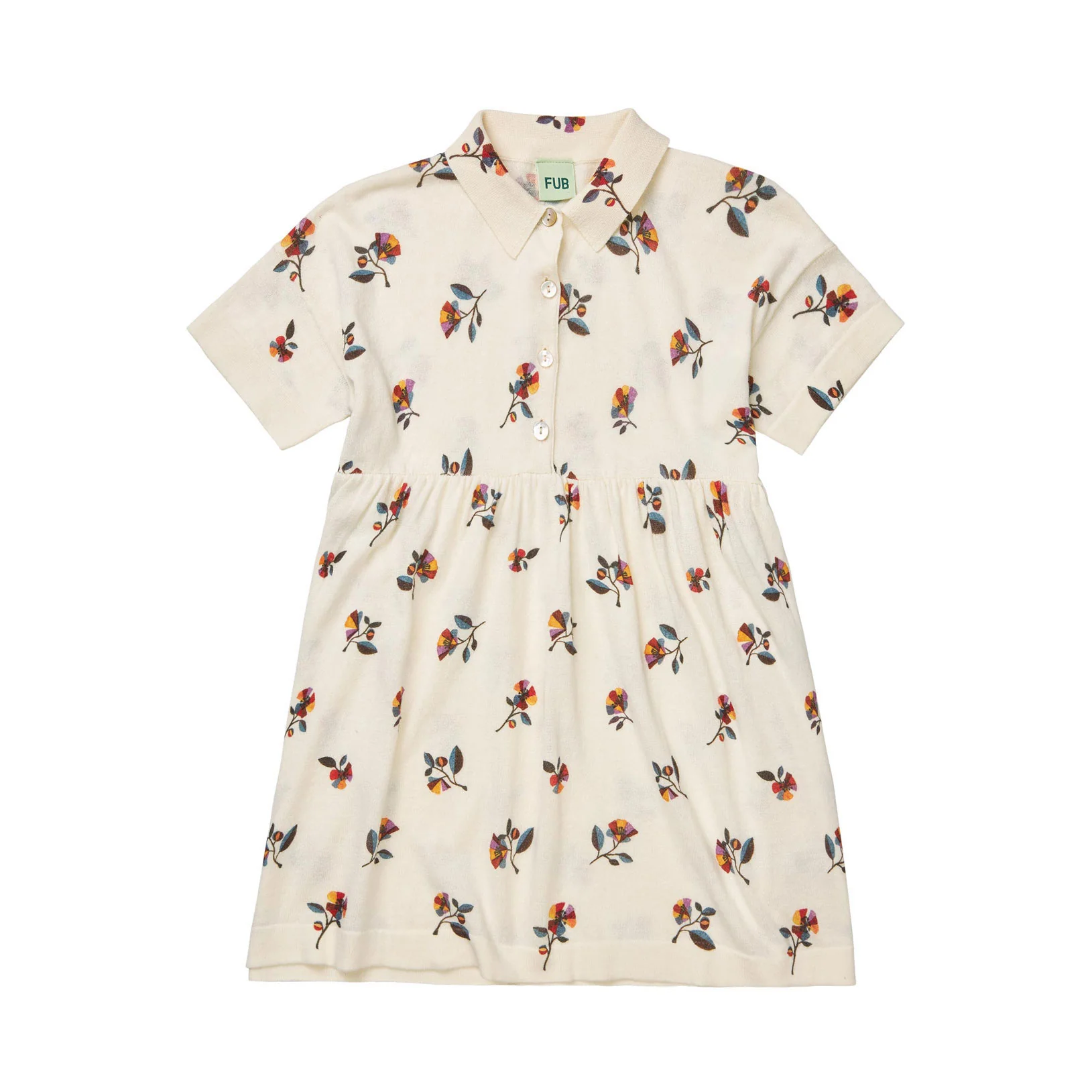 FUB Ecru/Flower Printed Dress