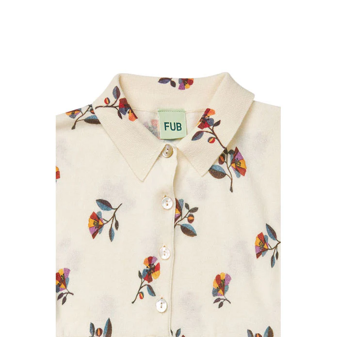 FUB Ecru/Flower Printed Dress - Image 2