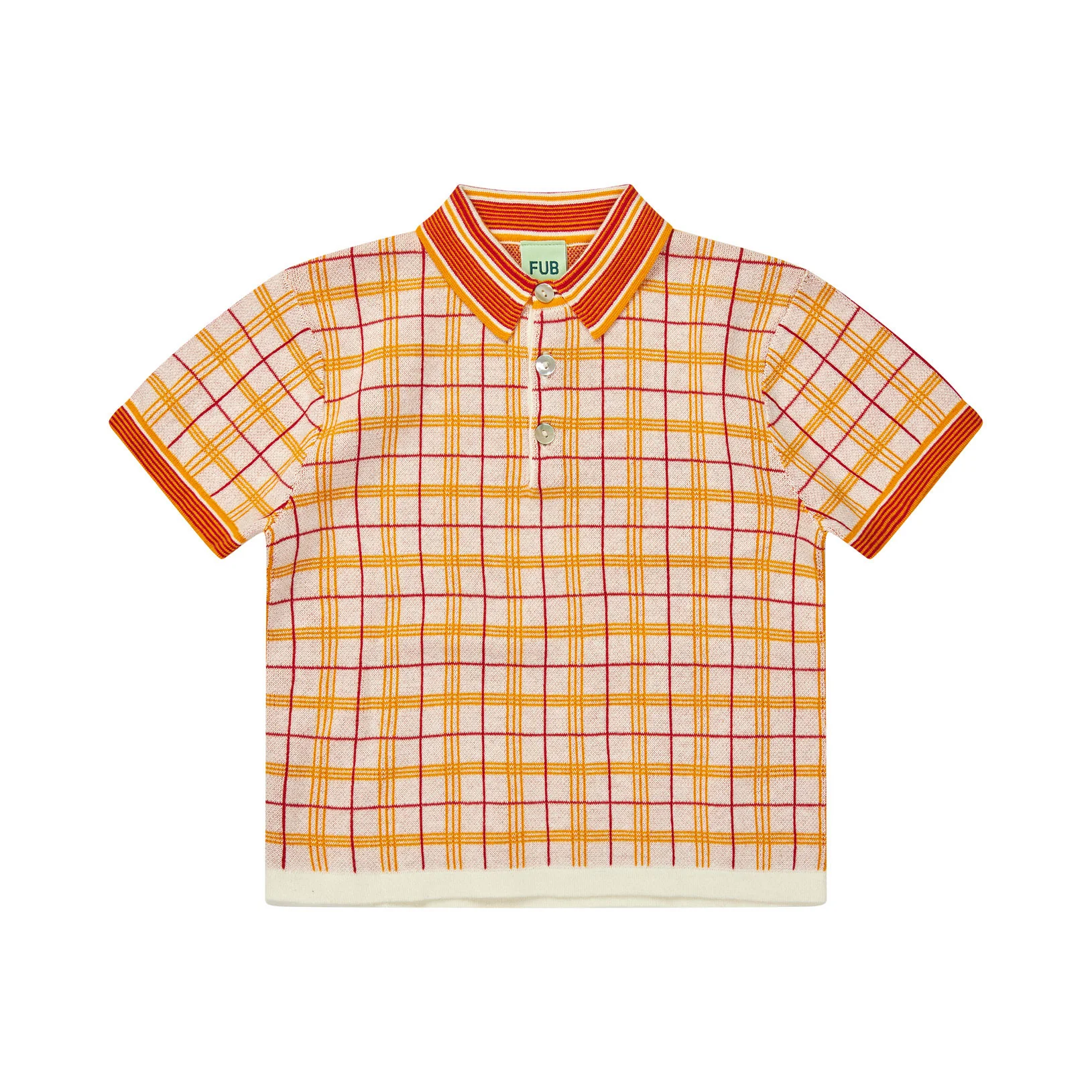 FUB Ecru/Sunflower Jacquard Shirt
