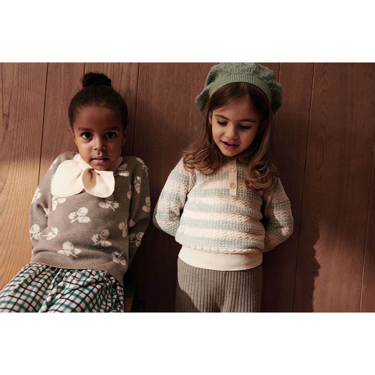 FUB Hazel Melange/Ecru Acorn Sweater - Image 3