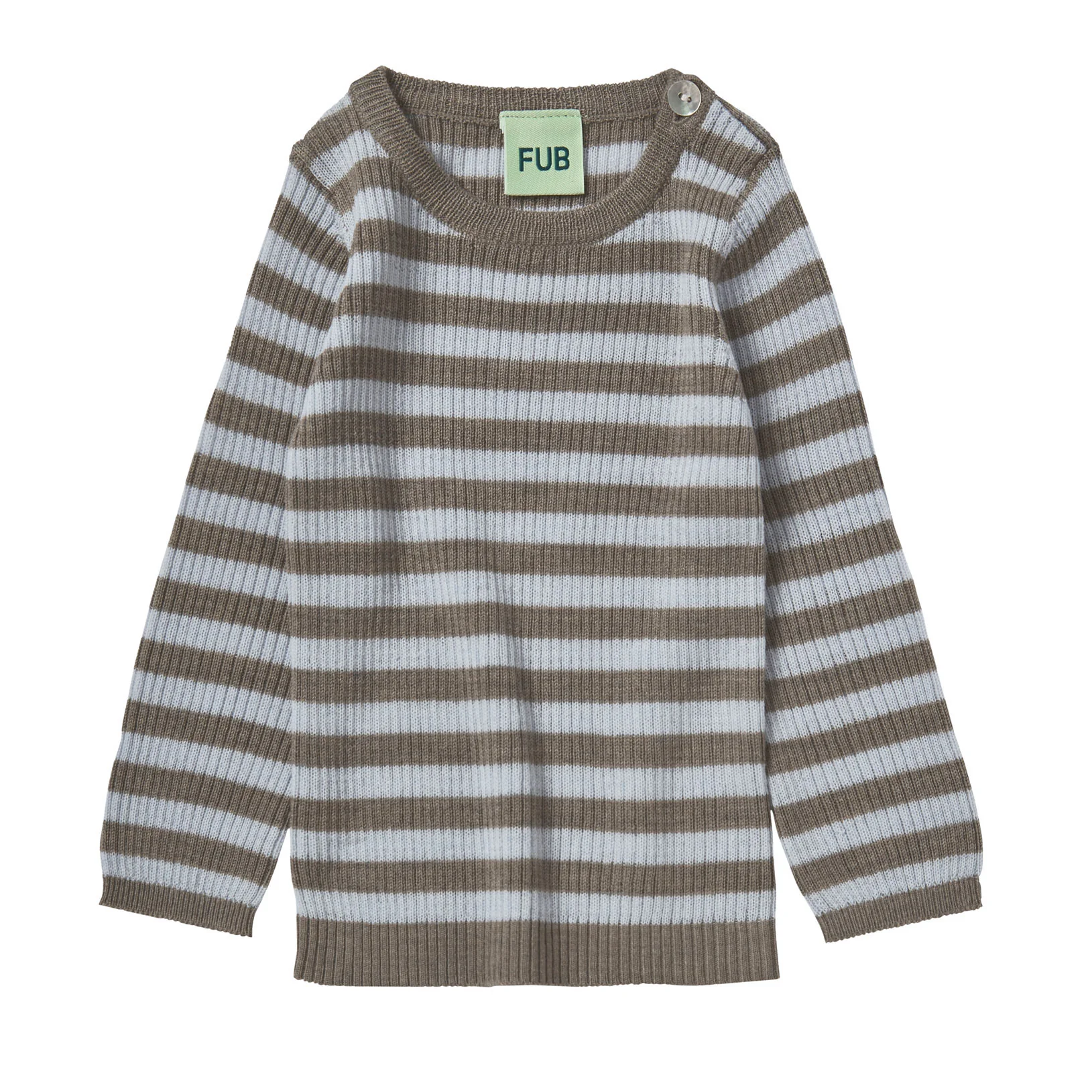 FUB Hazel Melange/Ice Baby Rib Pullover