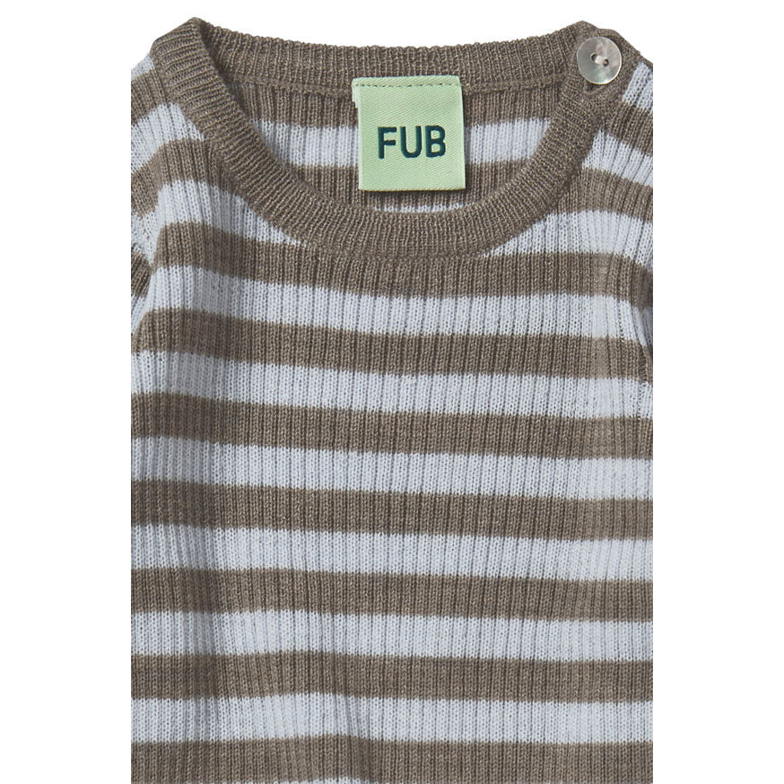 FUB Hazel Melange/Ice Baby Rib Pullover - Image 2