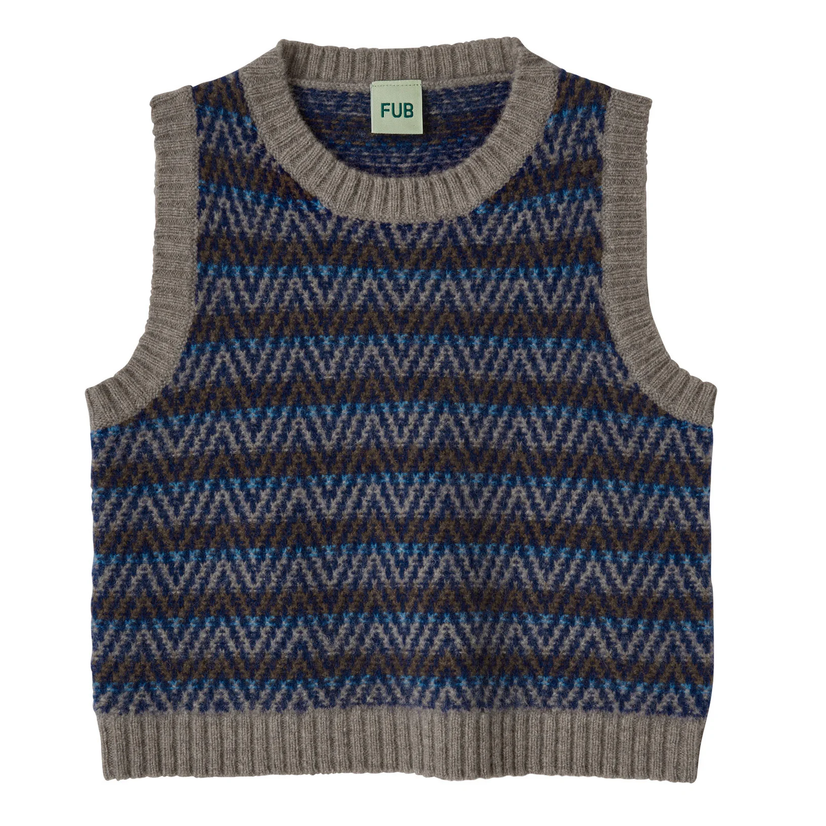 FUB Hazel Melange Lambswool Vest