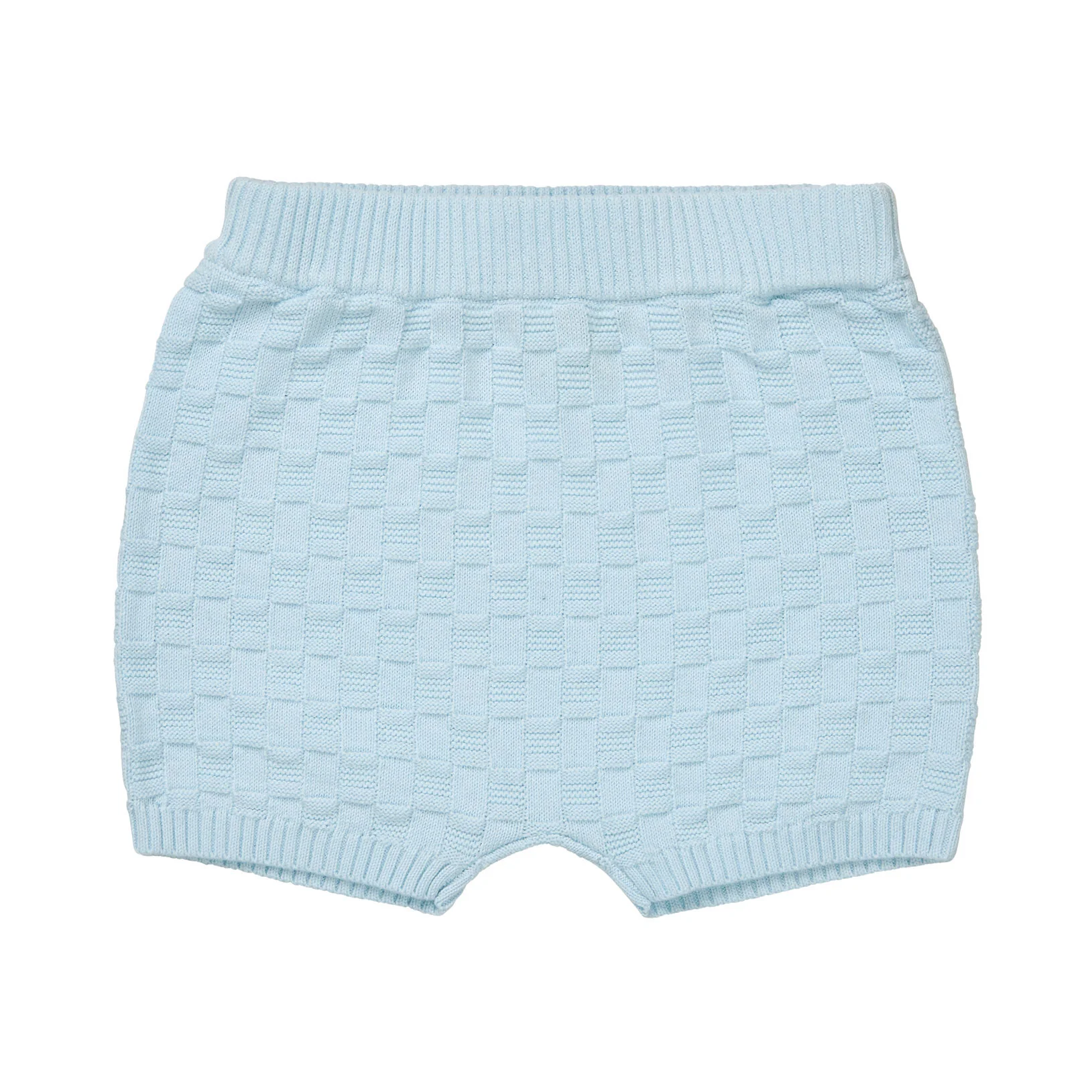 FUB Light Blue Baby Checked Shorts