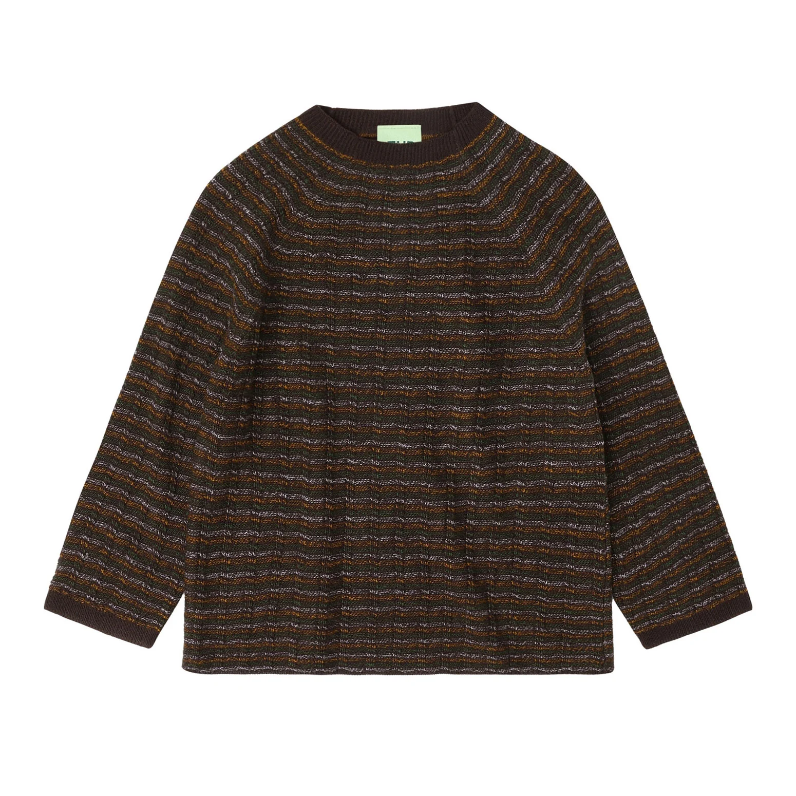 FUB Mocca Melange Highneck Crew
