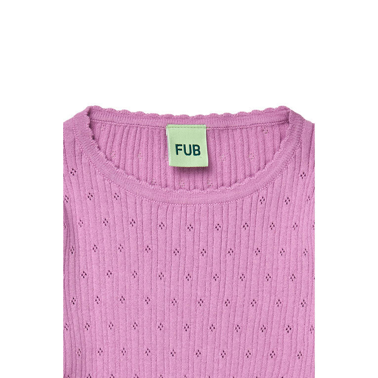 FUB Orchid Pointelle Top - Image 2