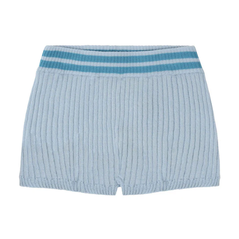 FUB Pale Blue Rib Baby Shorts