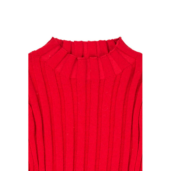 FUB Ruby Red High Neck Top - Image 2