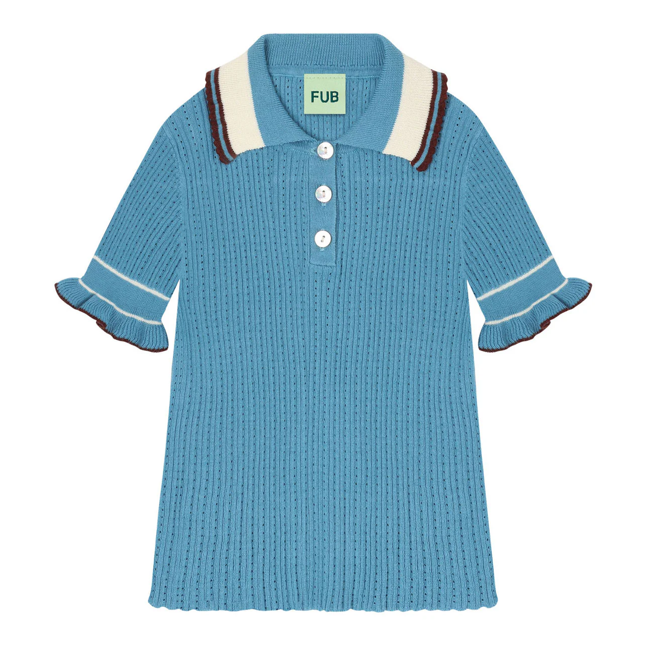 FUB Sea Pointelle Polo