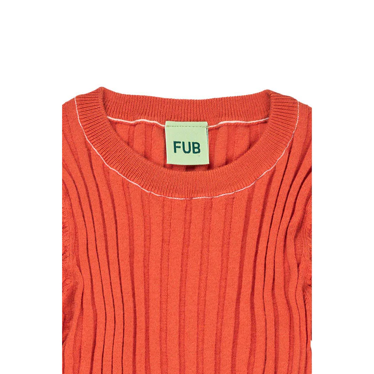 FUB Tangerine Rib Top - Image 2