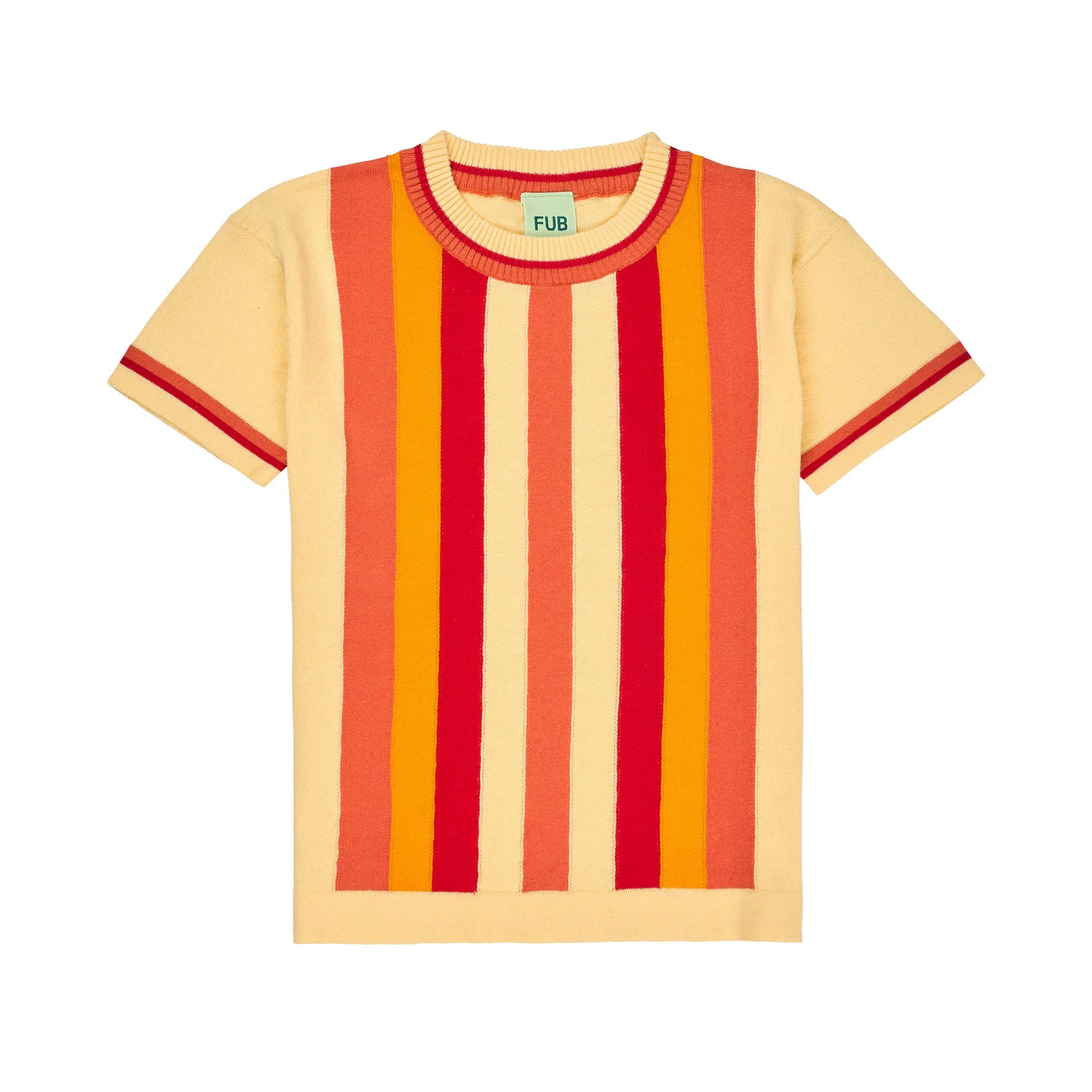 FUB Vanilla Striped Front Top