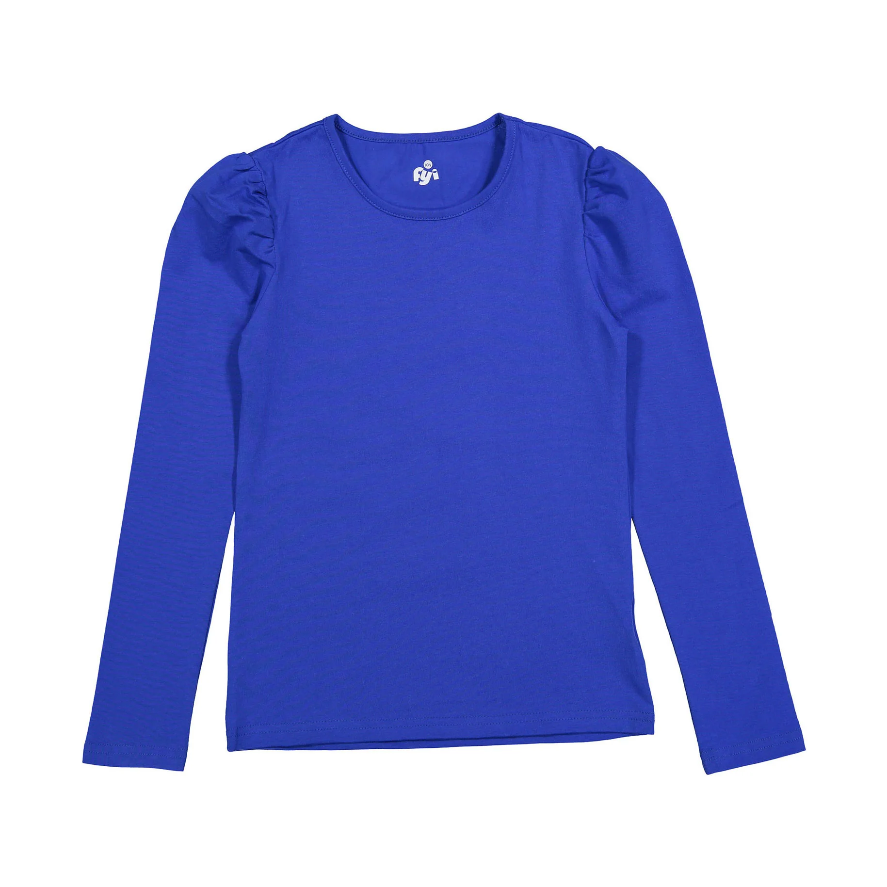 FYI Royal Blue Puff Sleeve T-shirt