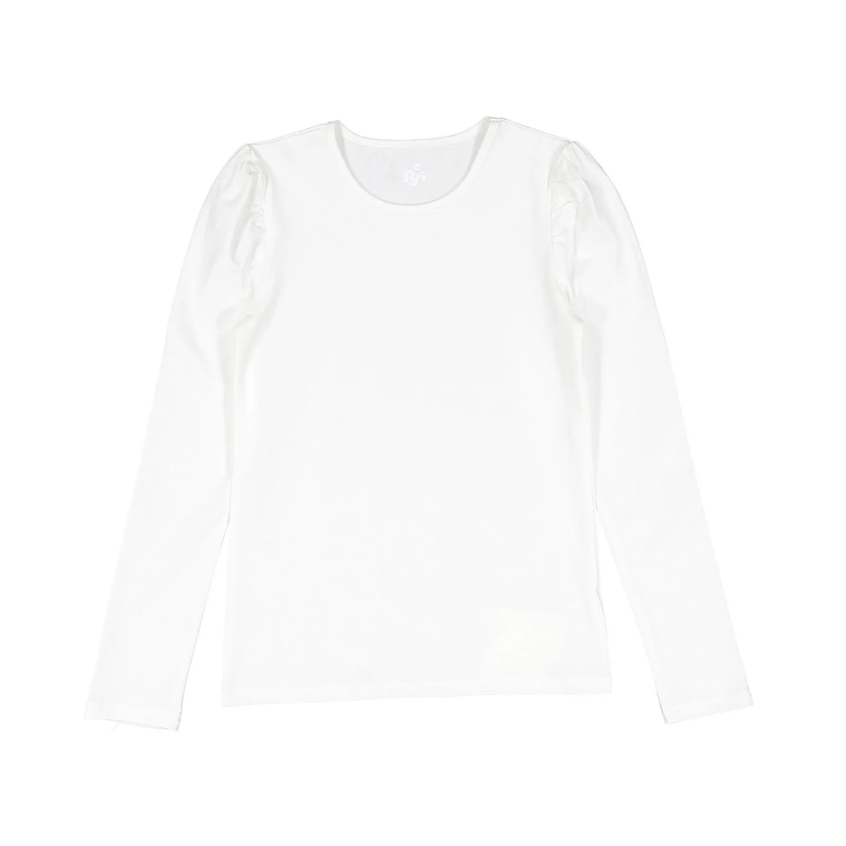 FYI White Puff Sleeve T-shirt