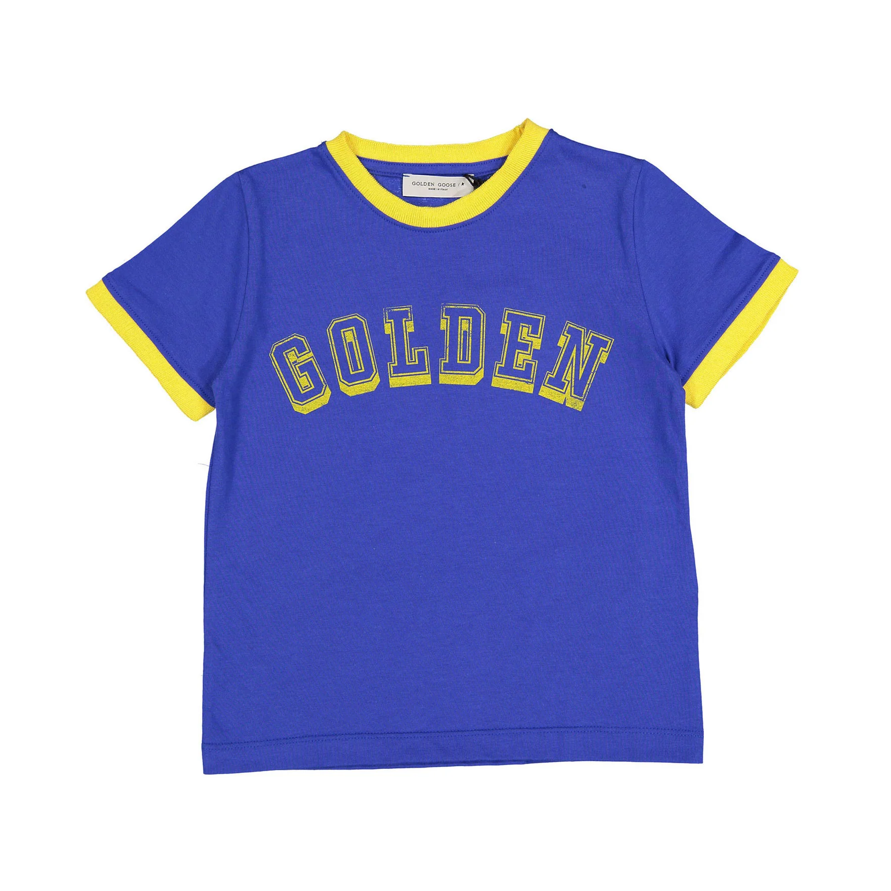 Golden Goose Mazarine Blue/Lemon Curry Tee