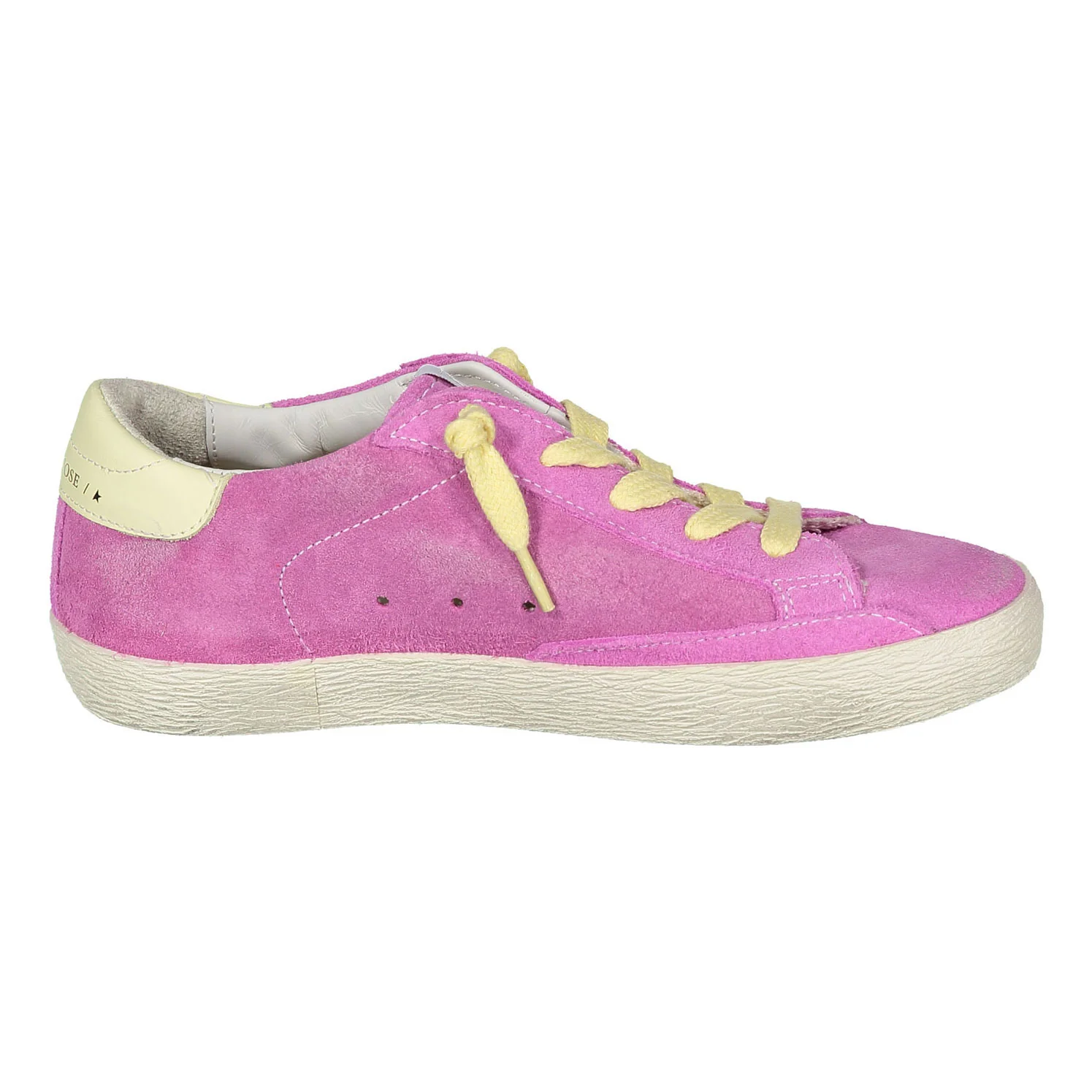 Golden Goose Pink/White/Light Yellow Super Star Sneaker - Image 3